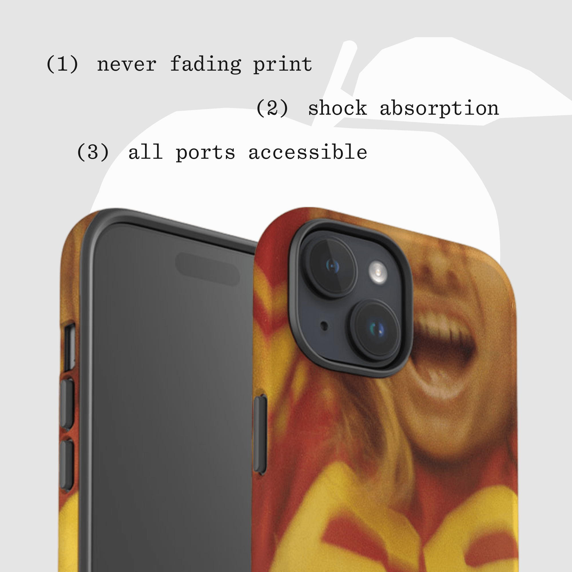 69 tough iPhone case - In Print We Trust