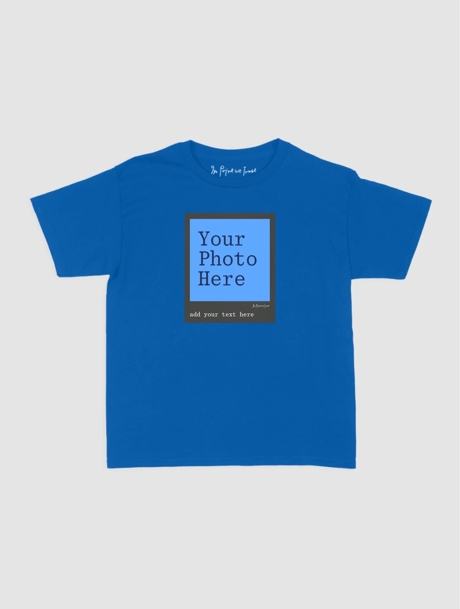 Royal Blue Mockup