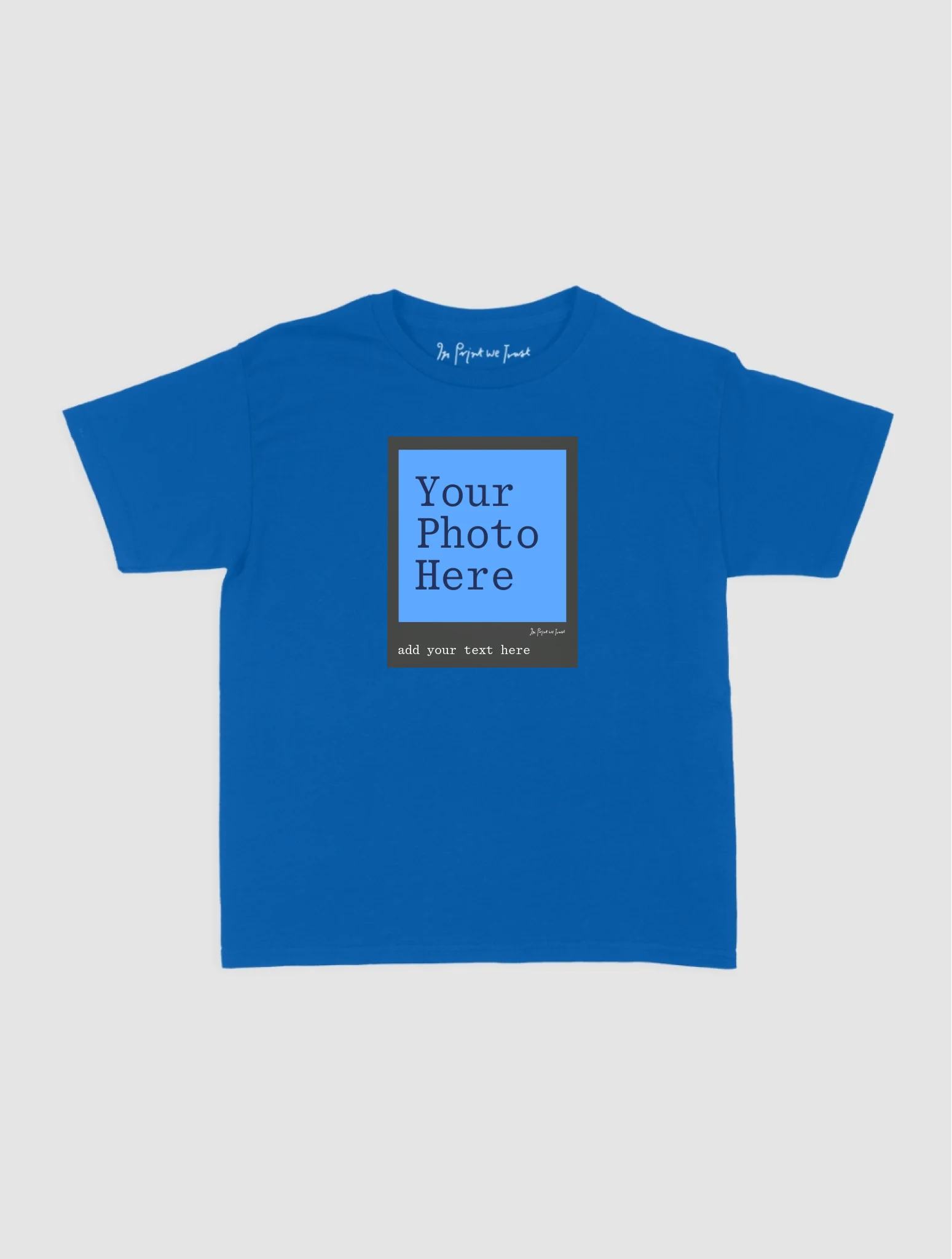 Royal Blue Mockup