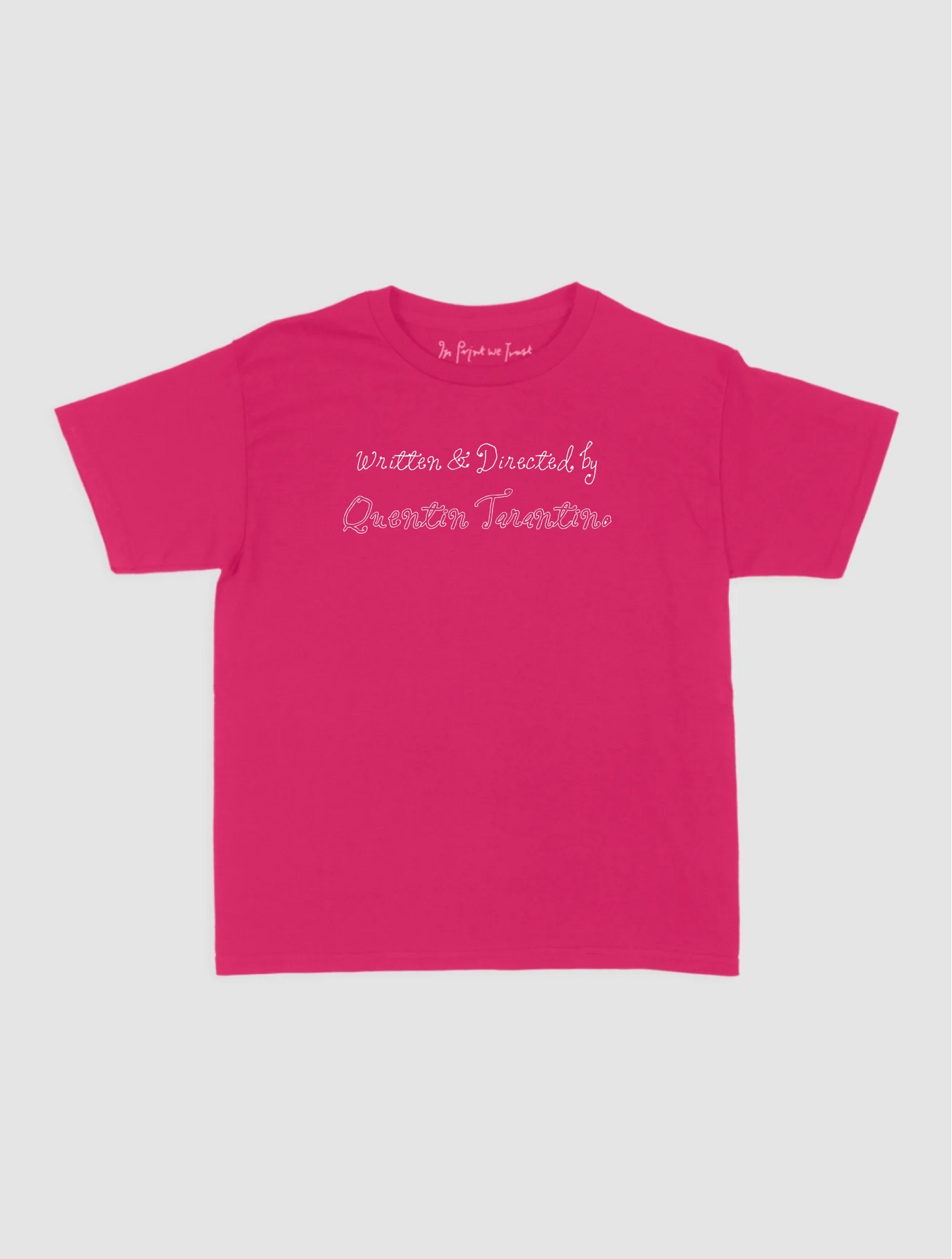 Hot Pink Baby Tee Mockup