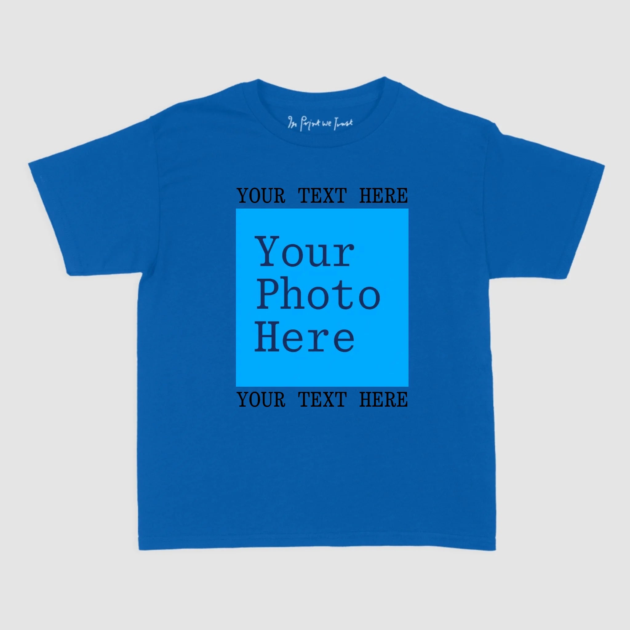 Royal Blue Mockup
