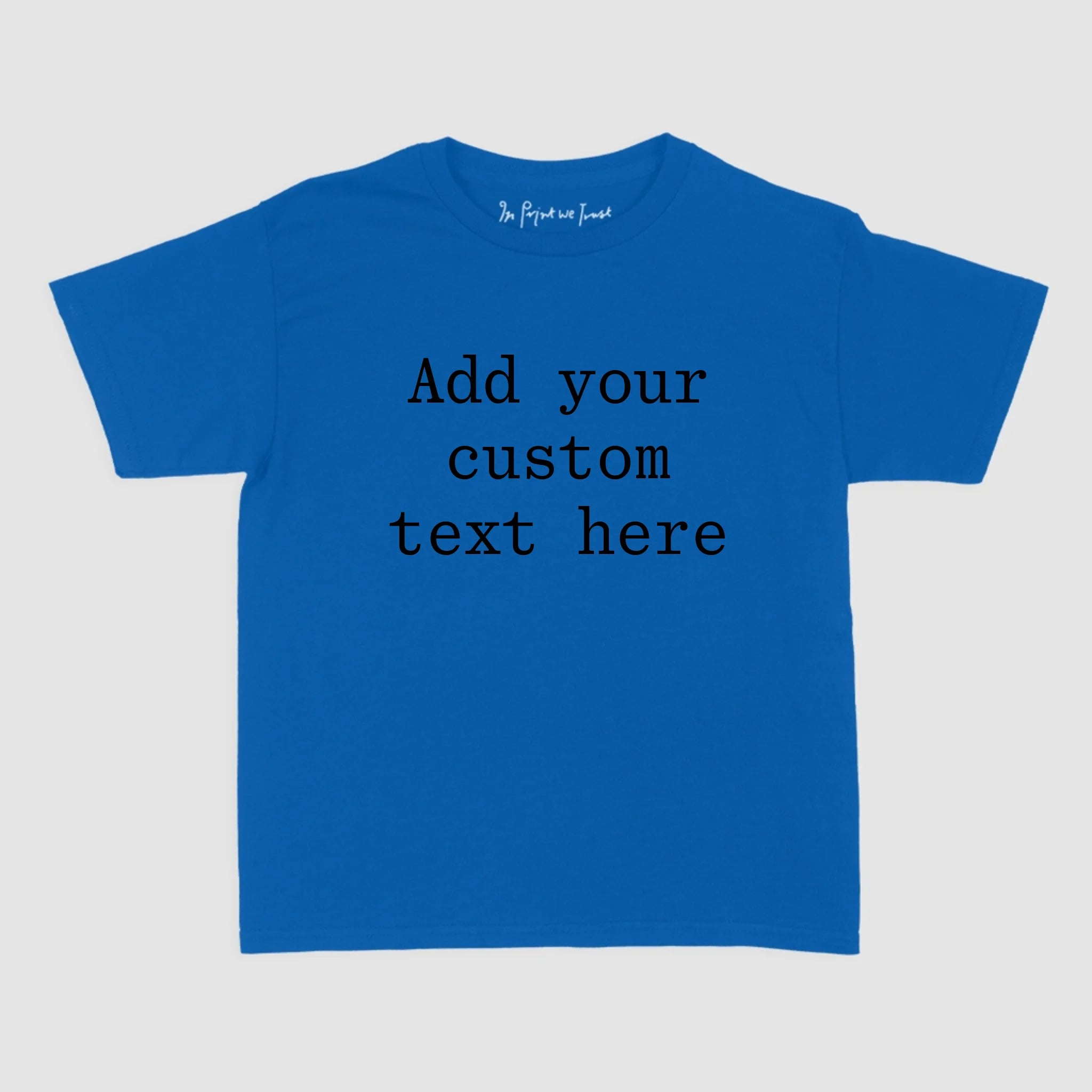 Royal Blue Mockup