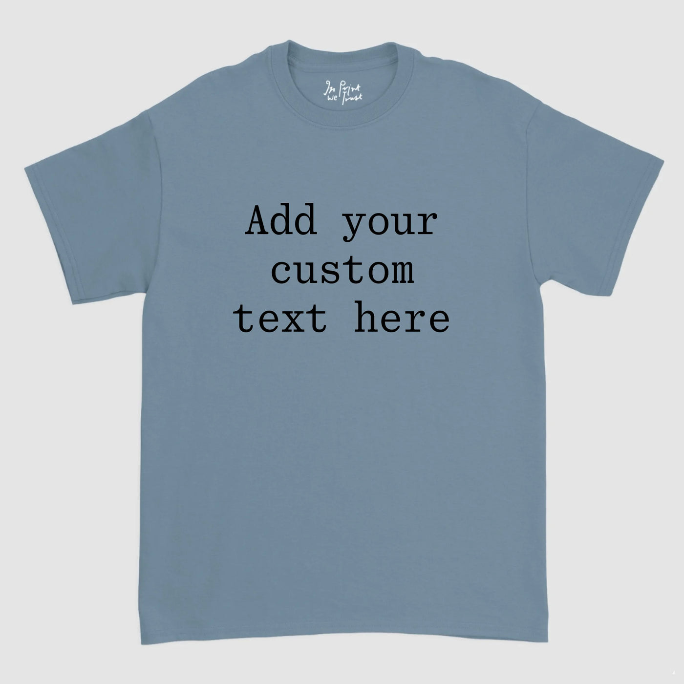Stone Blue Classic  Tee Mockup1