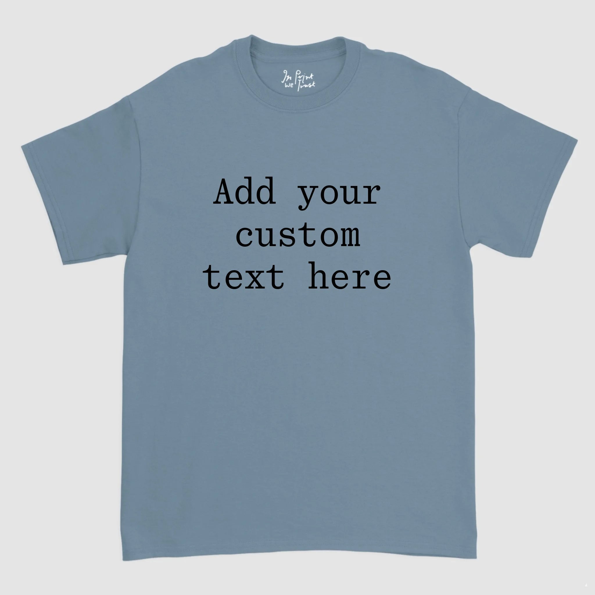 Stone Blue Classic  Tee Mockup1