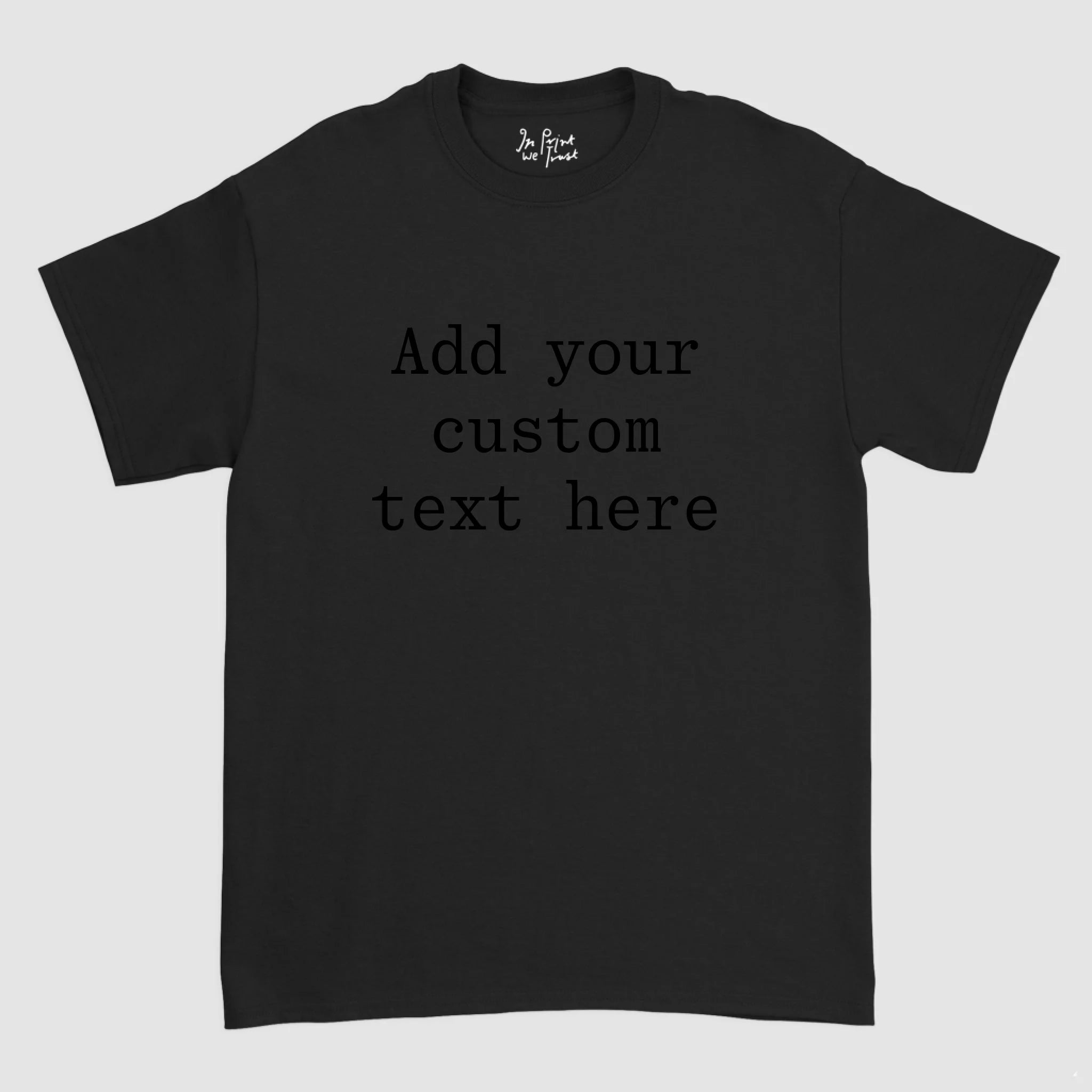Black Classic Tee Mockup1