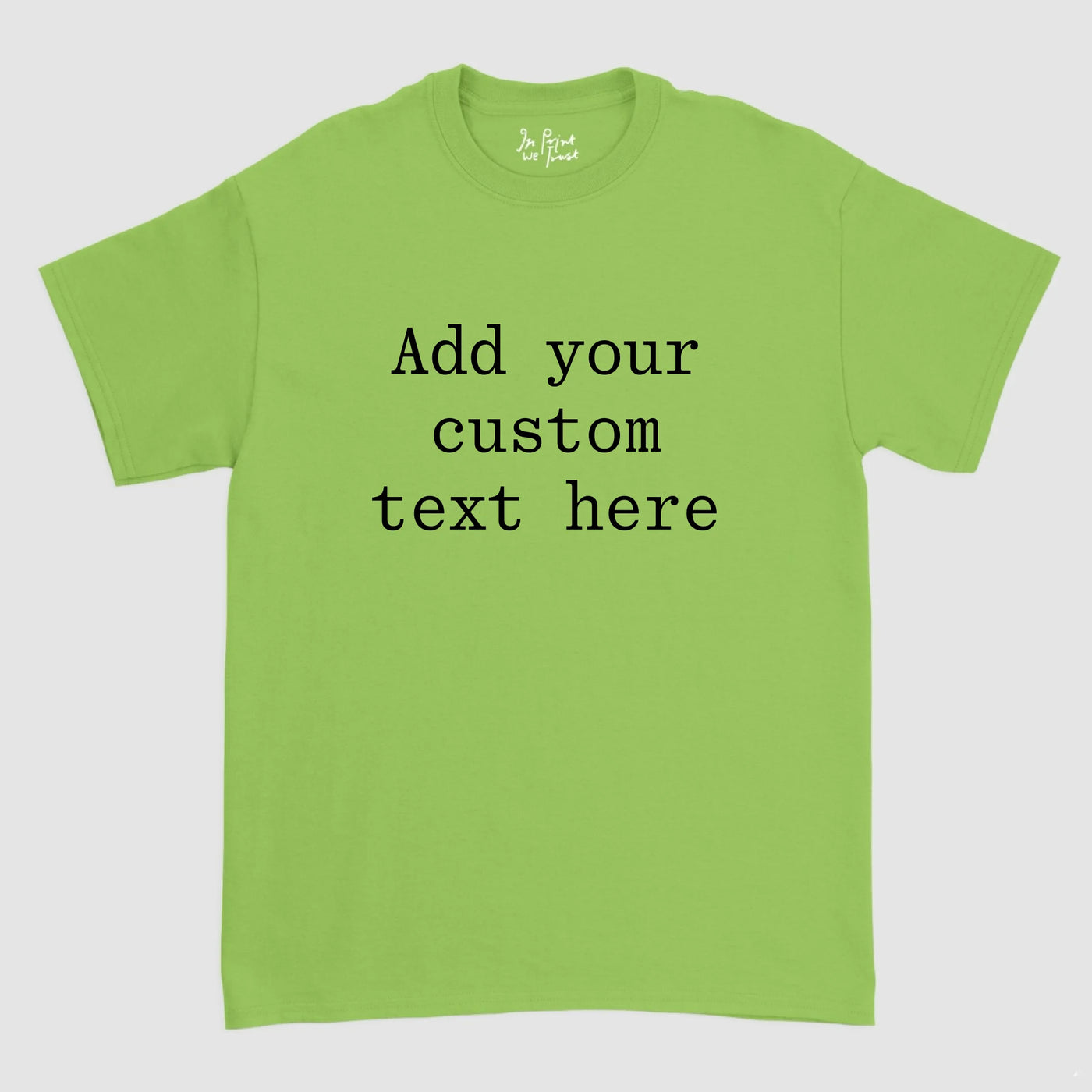Lime Classic Tee Mockup1