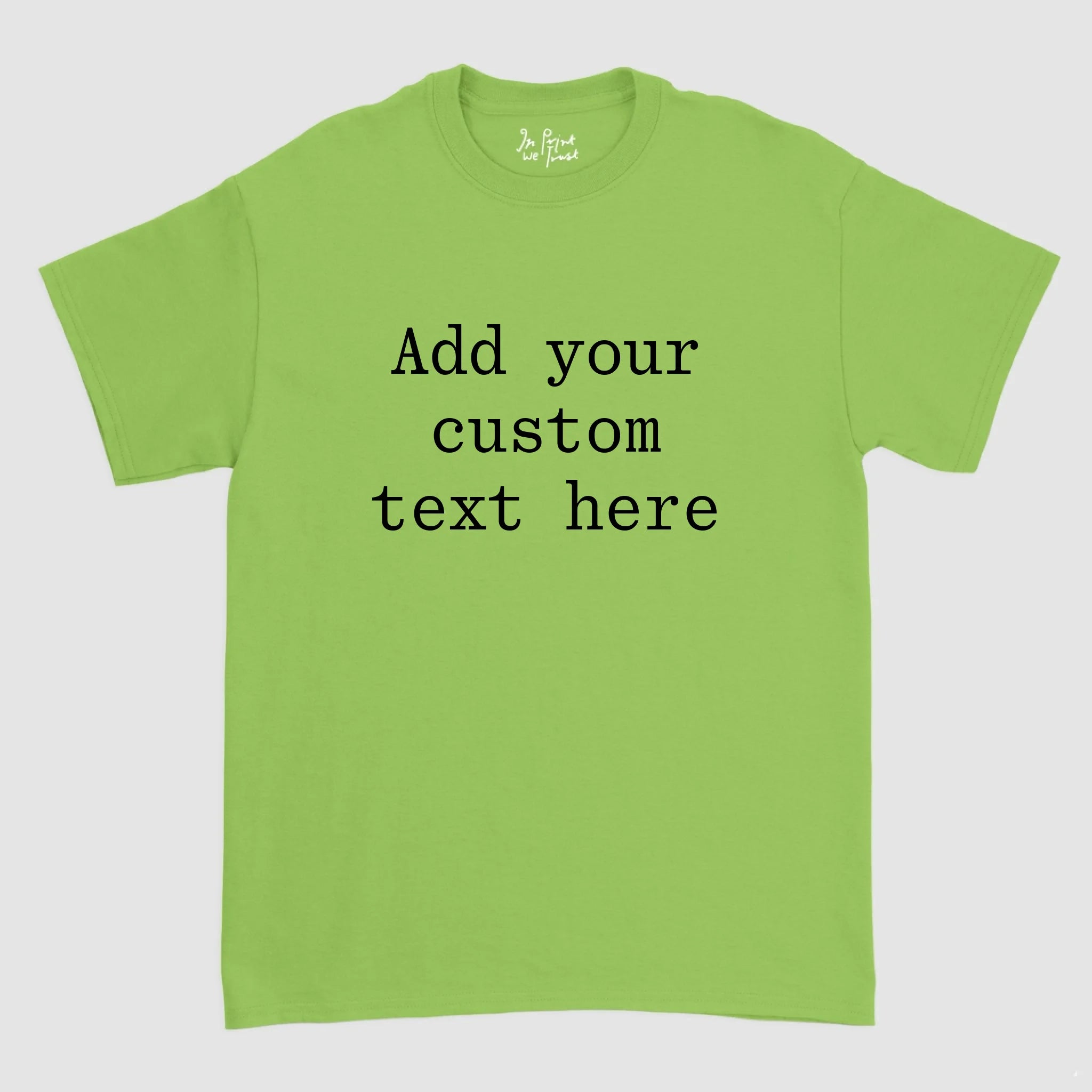 Lime Classic Tee Mockup1