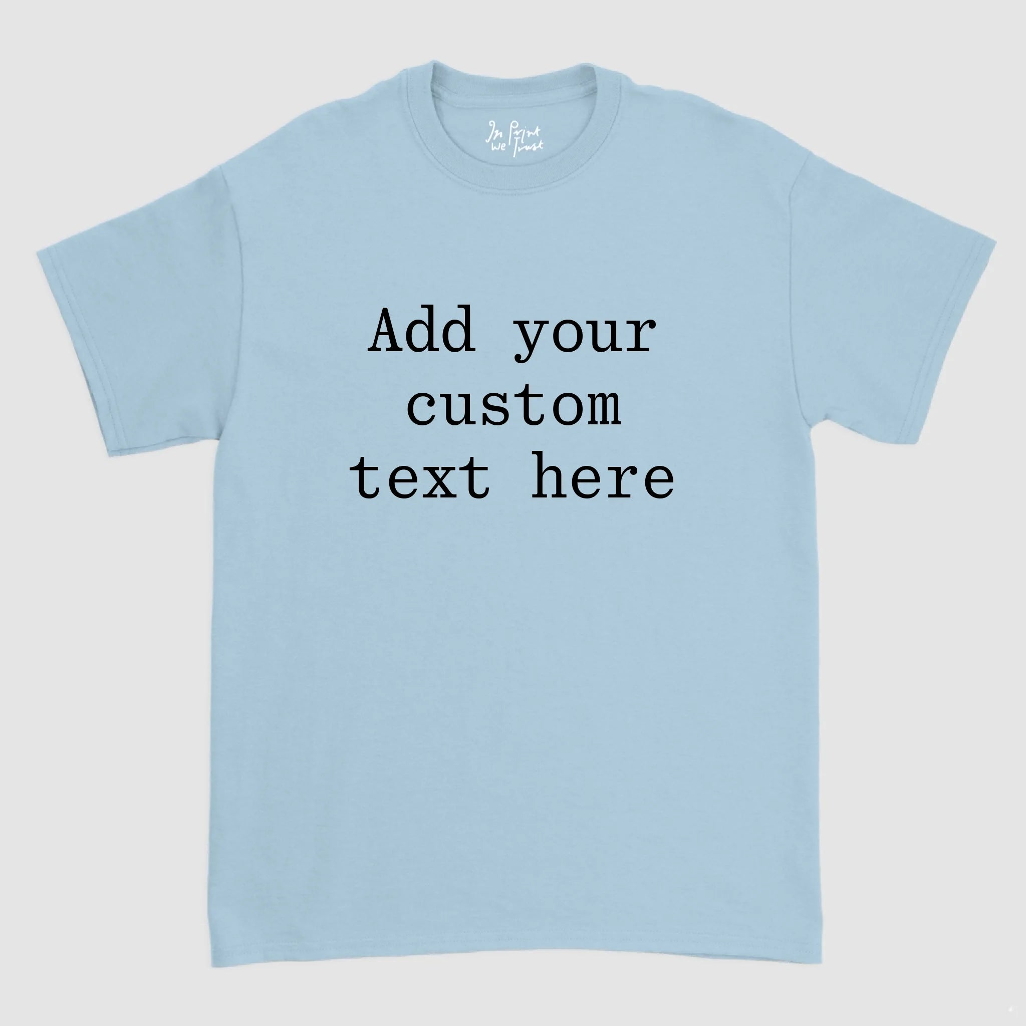Light Blue Classic Tee Mockup1