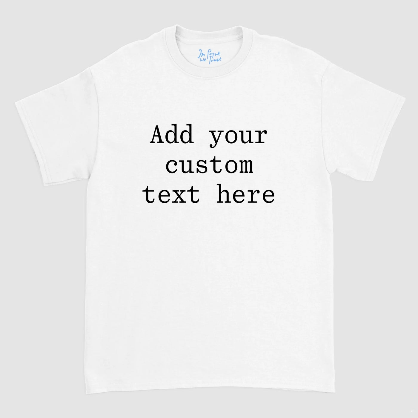 White Classic Tee Mockup1
