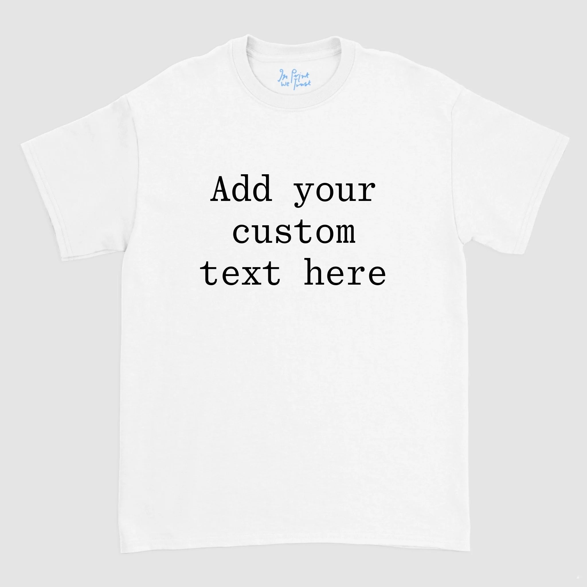 White Classic Tee Mockup1