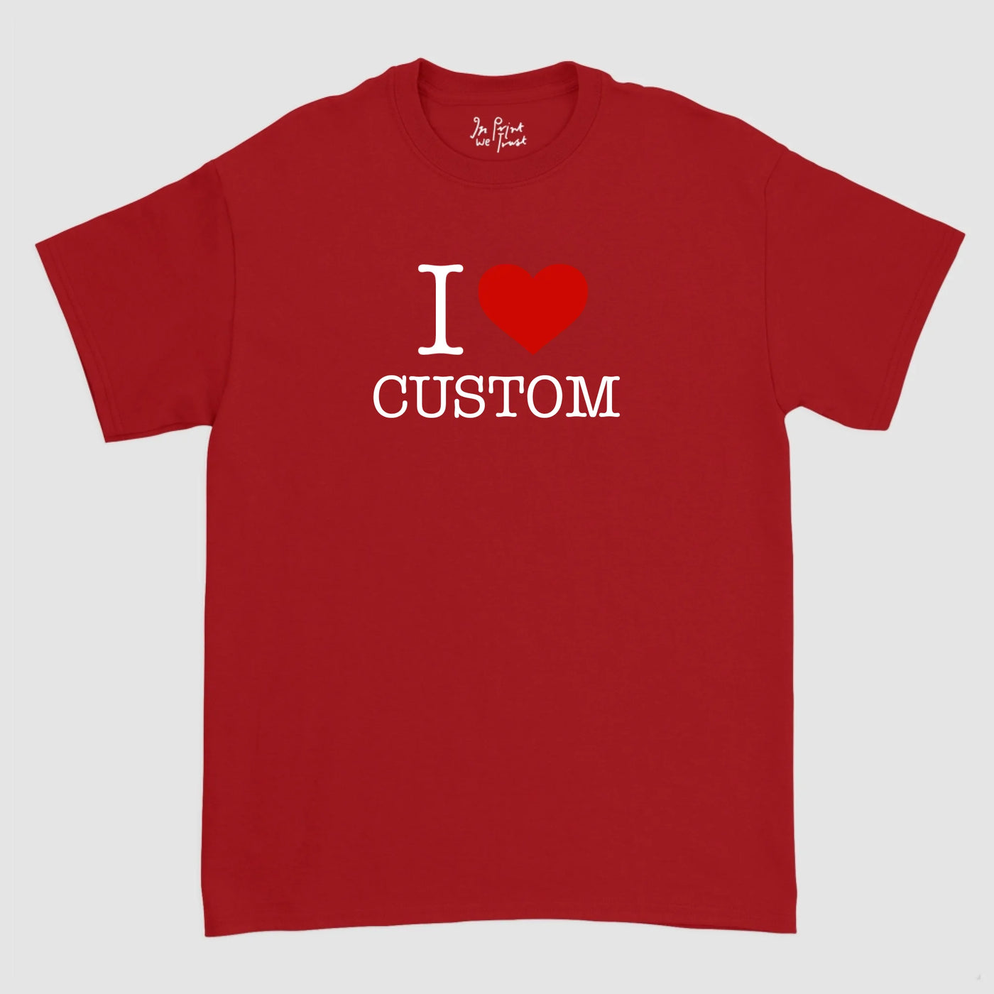 Cherry Red Classic Tee Mockup1