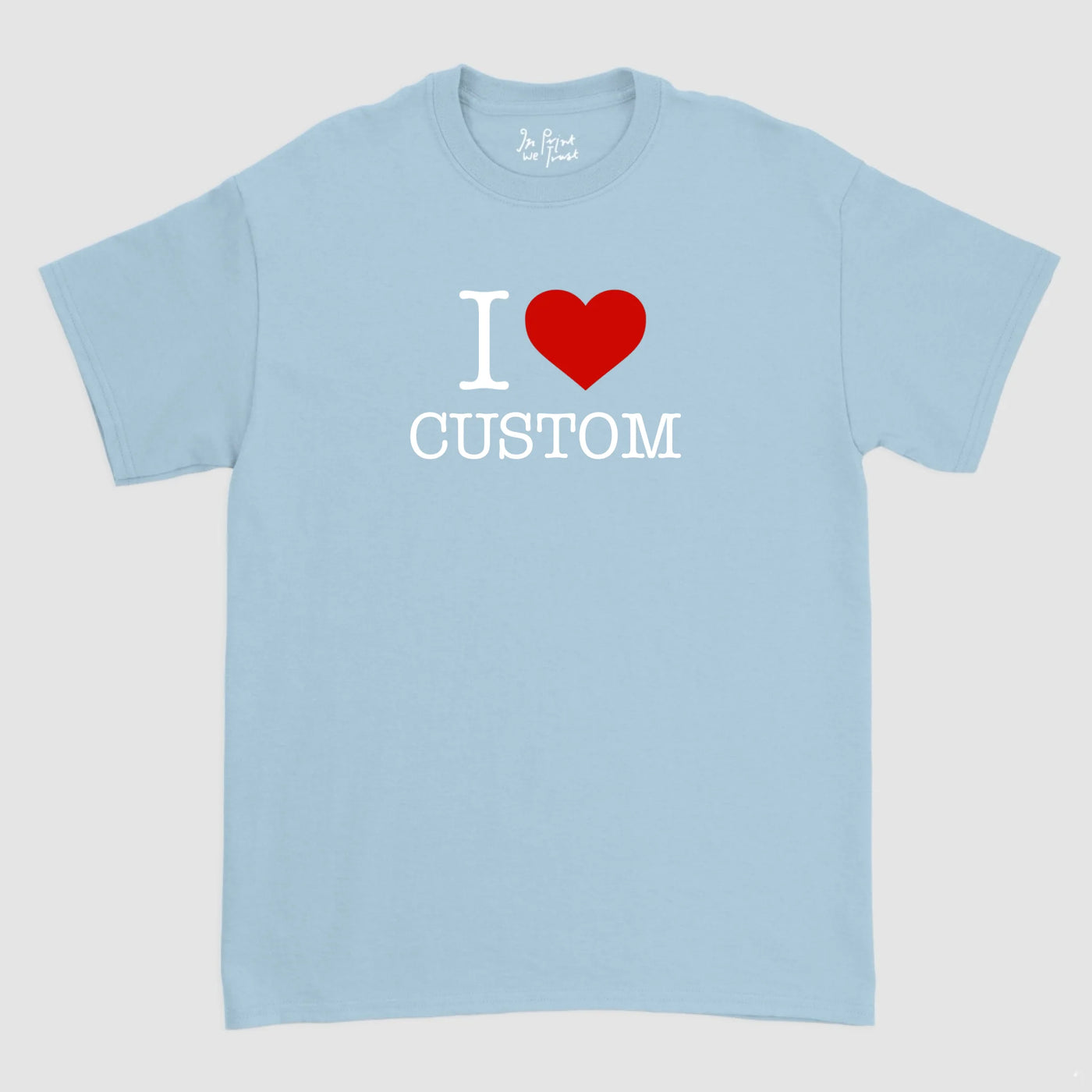 Light Blue Classic Tee Mockup1