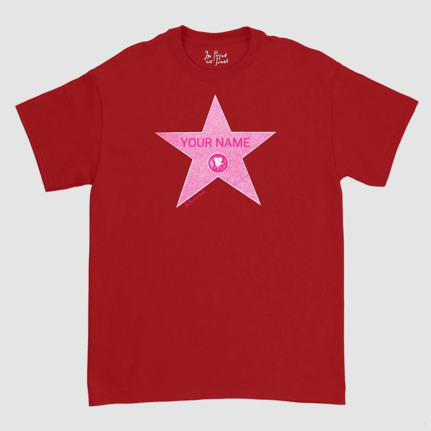 Cherry Red Classic Tee Mockup1