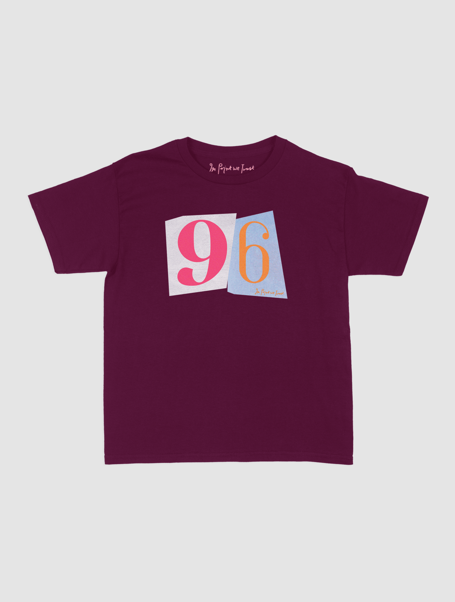 96 baby tee - In Print We Trust