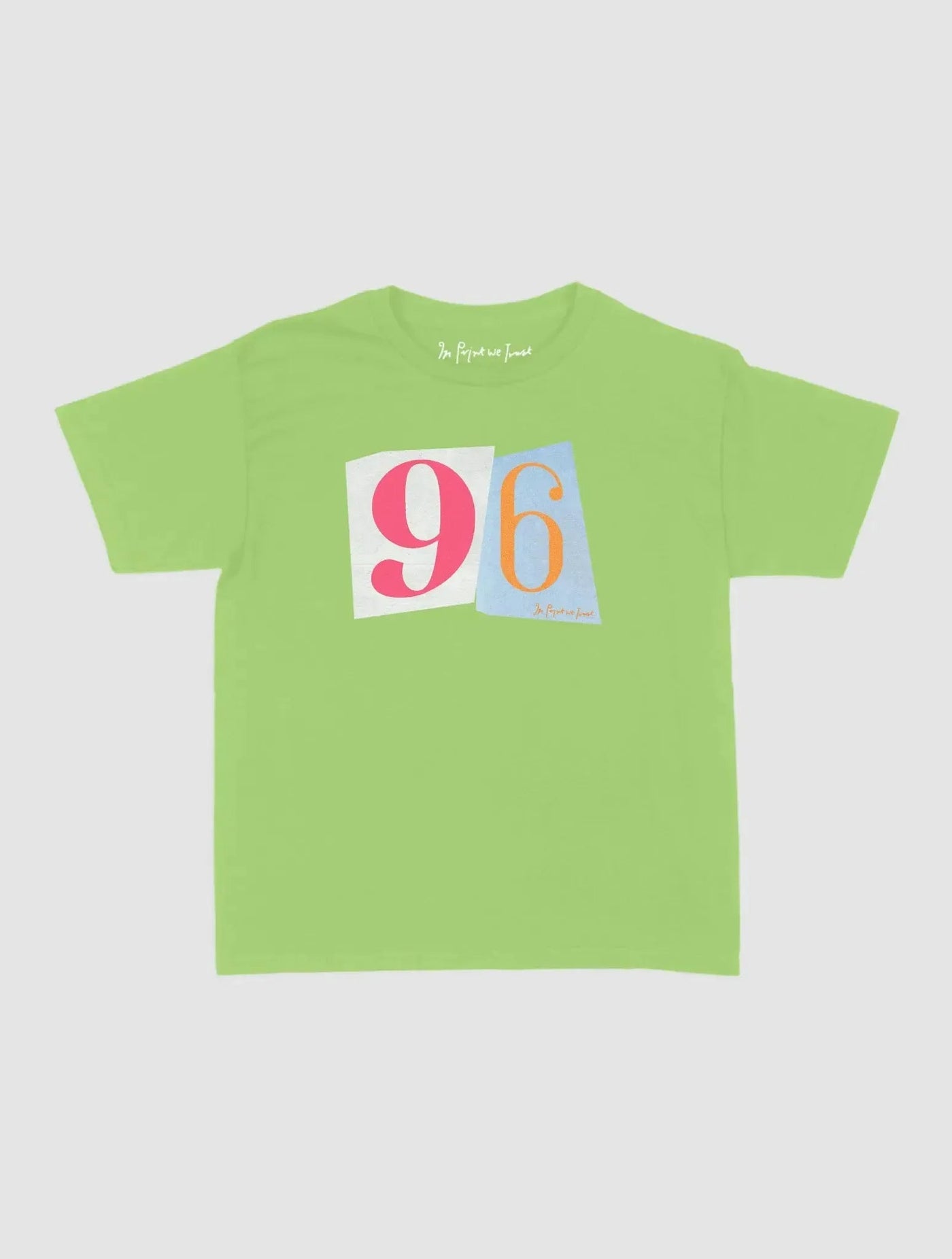 96 baby tee - In Print We Trust