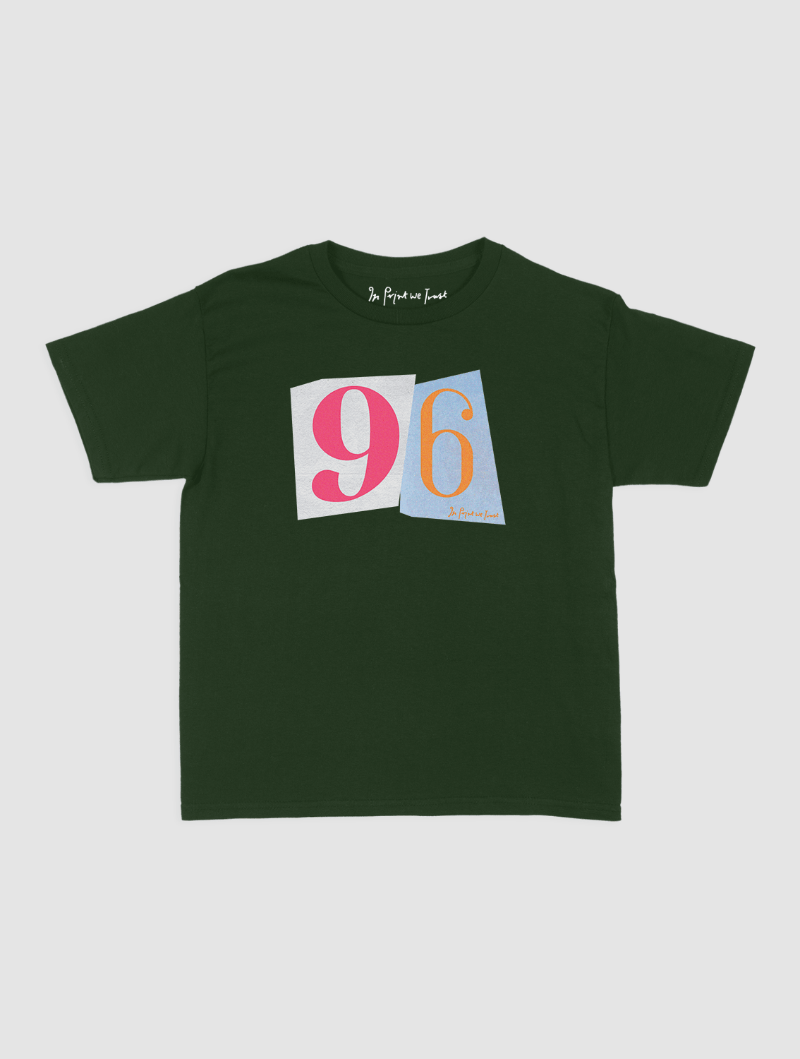 96 baby tee - In Print We Trust