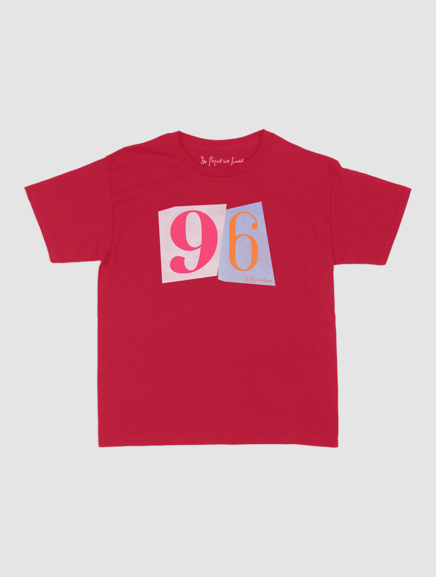 96 baby tee - In Print We Trust