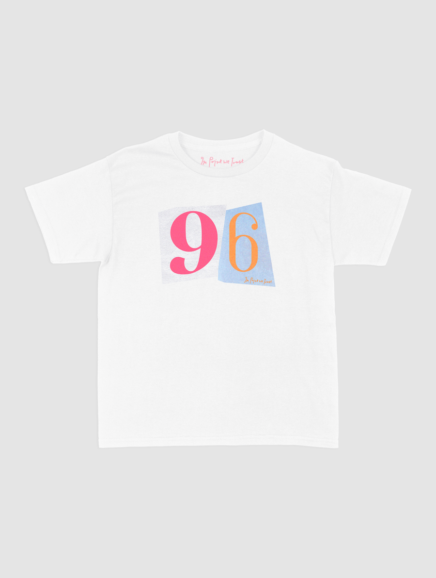 96 baby tee - In Print We Trust