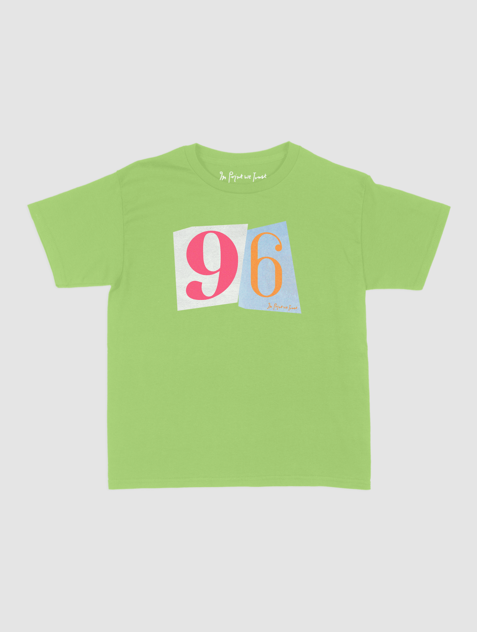 96 baby tee - In Print We Trust