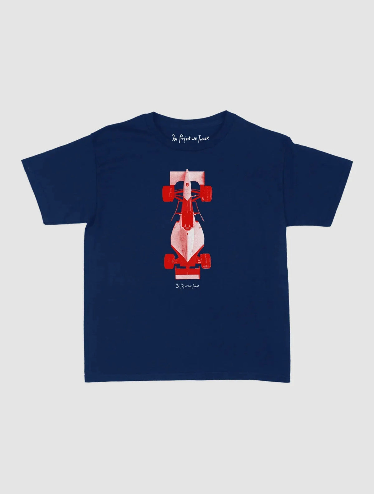 racing car baby tee - In Print We Trust