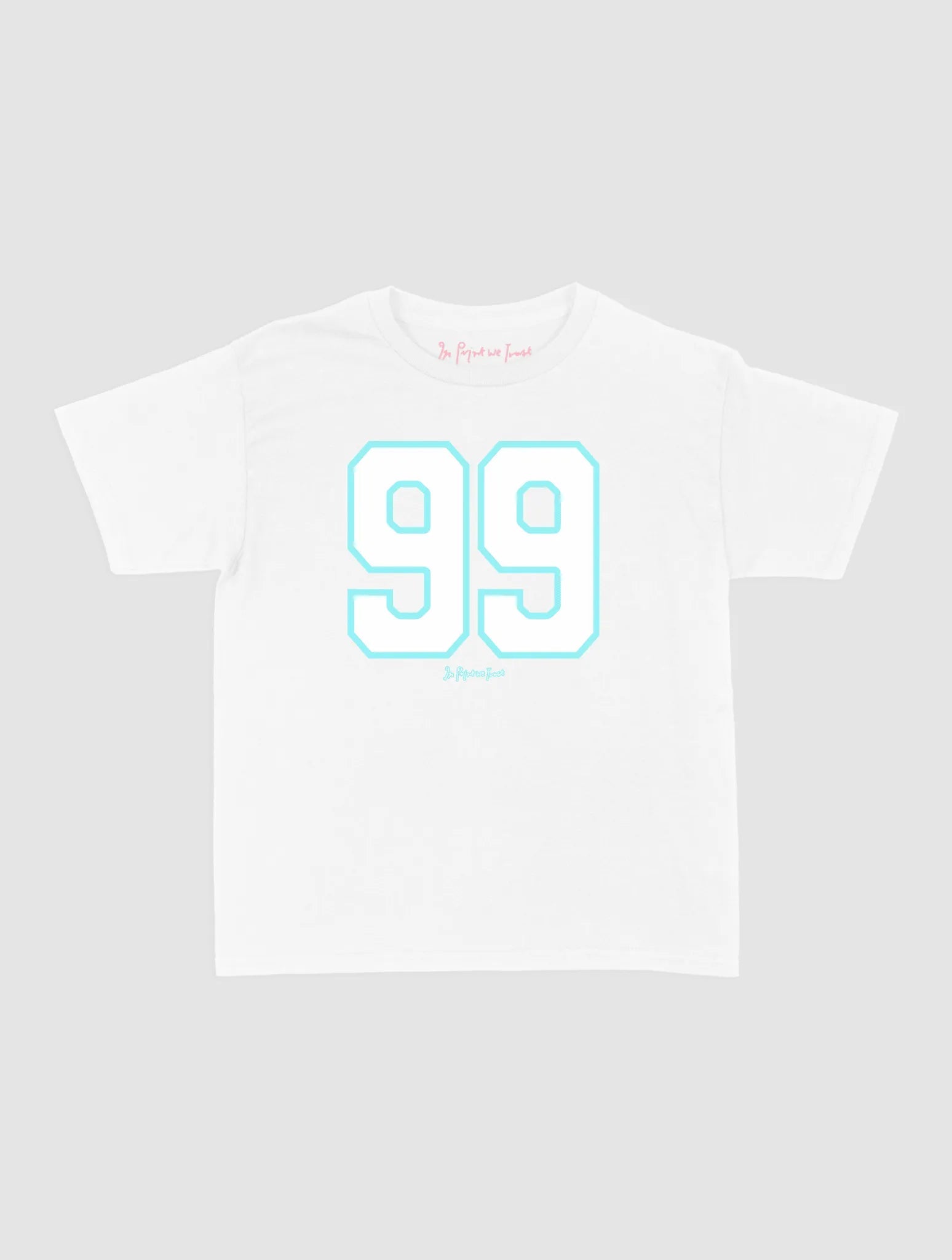 99 baby tee - In Print We Trust