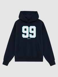 99 navy hoodie - In Print We Trust