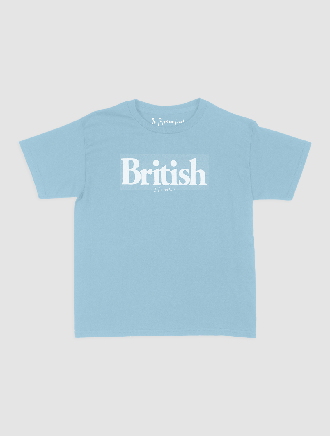 british baby tee