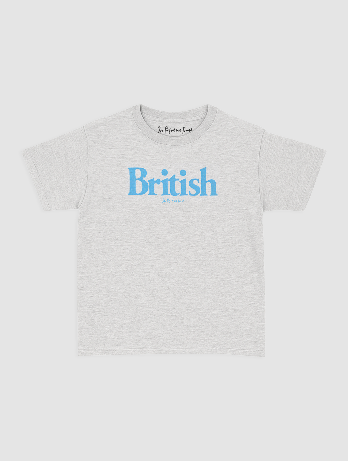 british baby tee