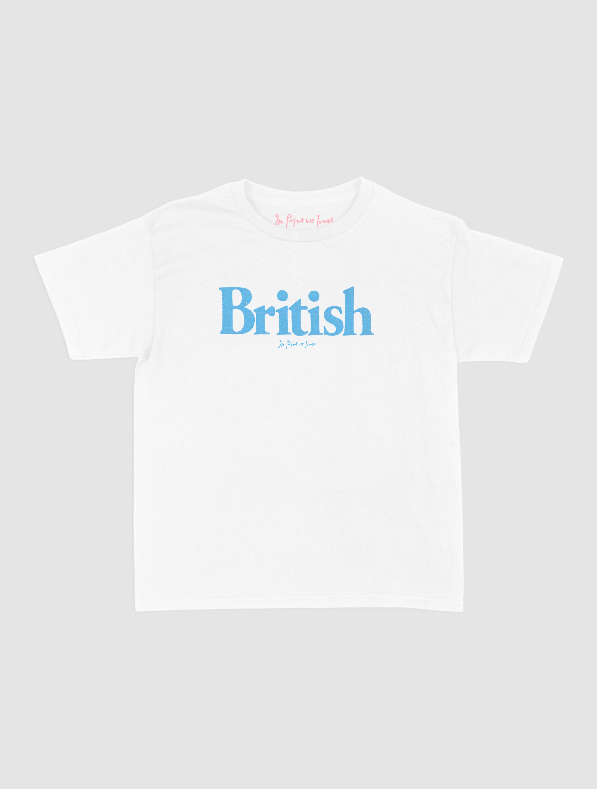 british baby tee