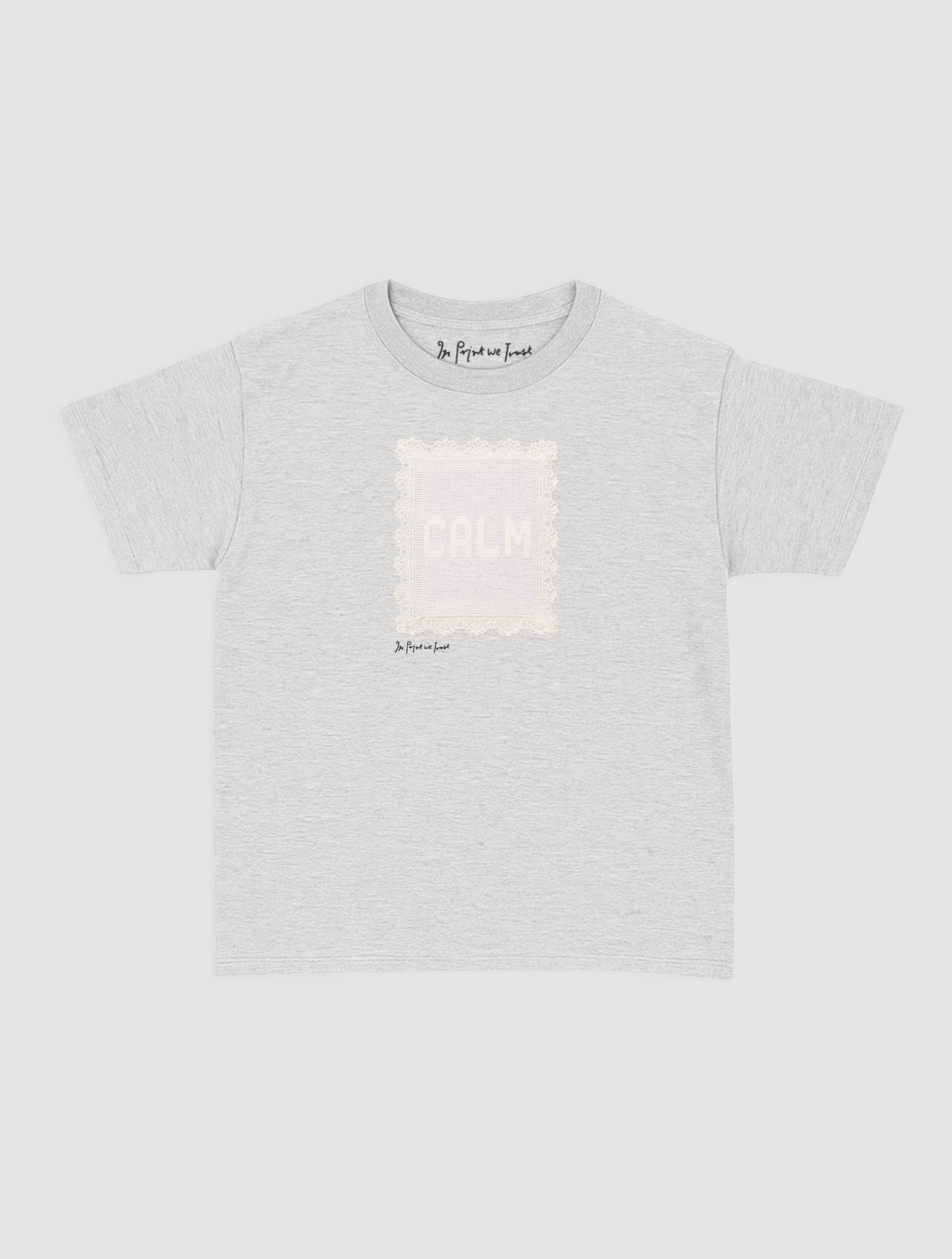 calm crochet baby tee