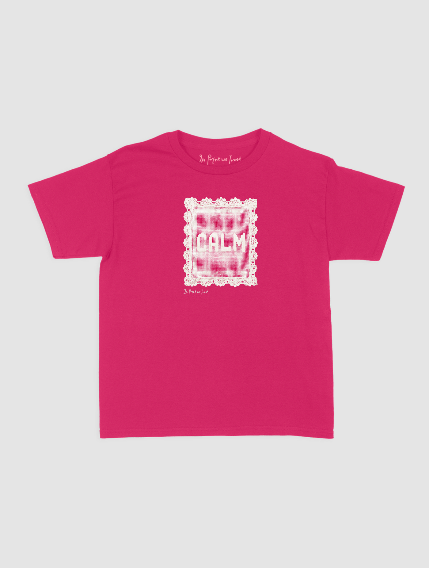calm crochet baby tee
