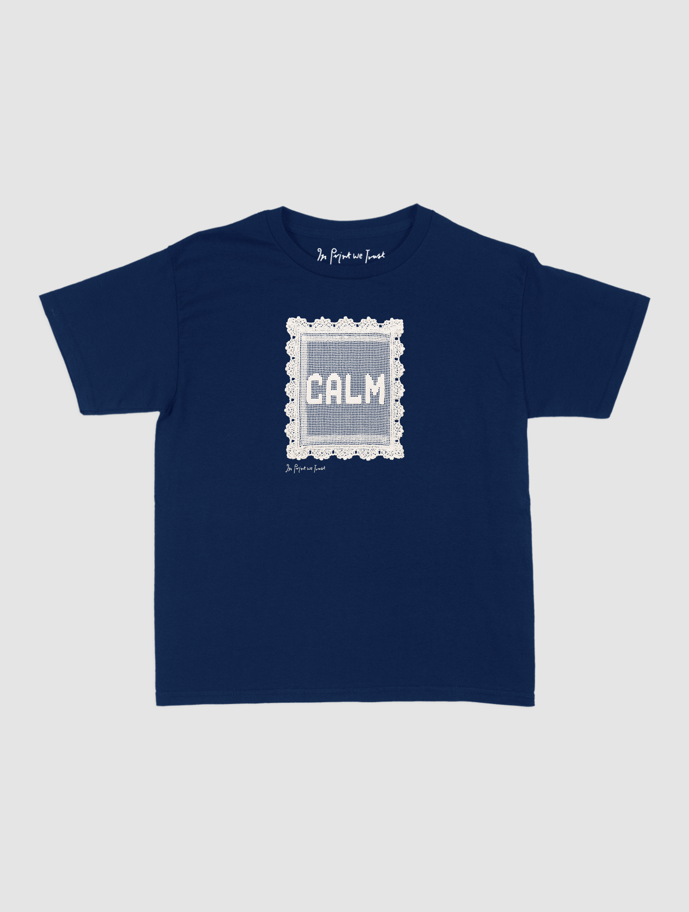 calm crochet baby tee