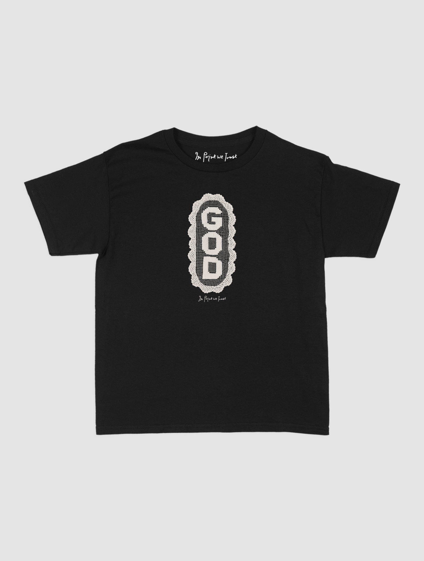 god crochet baby tee