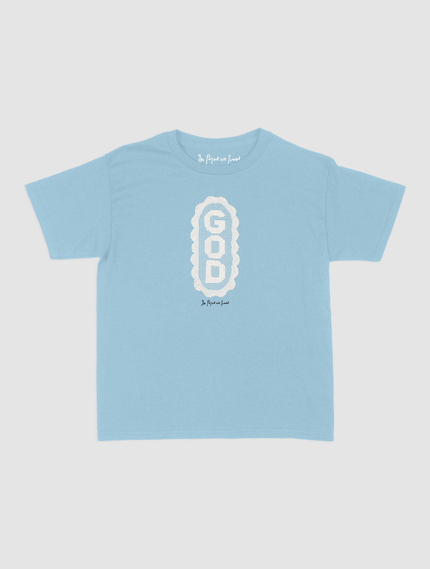 god crochet baby tee