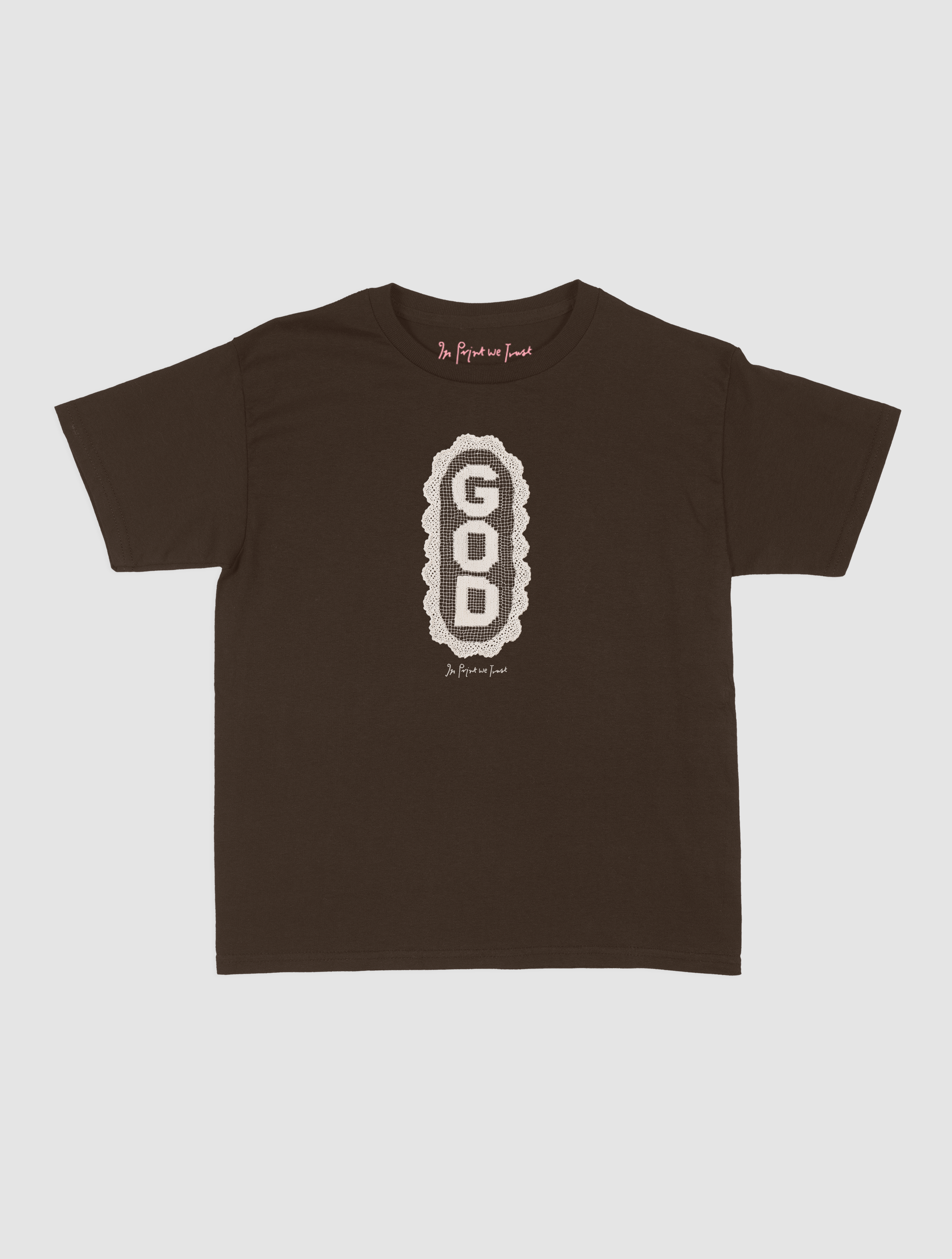 god crochet baby tee