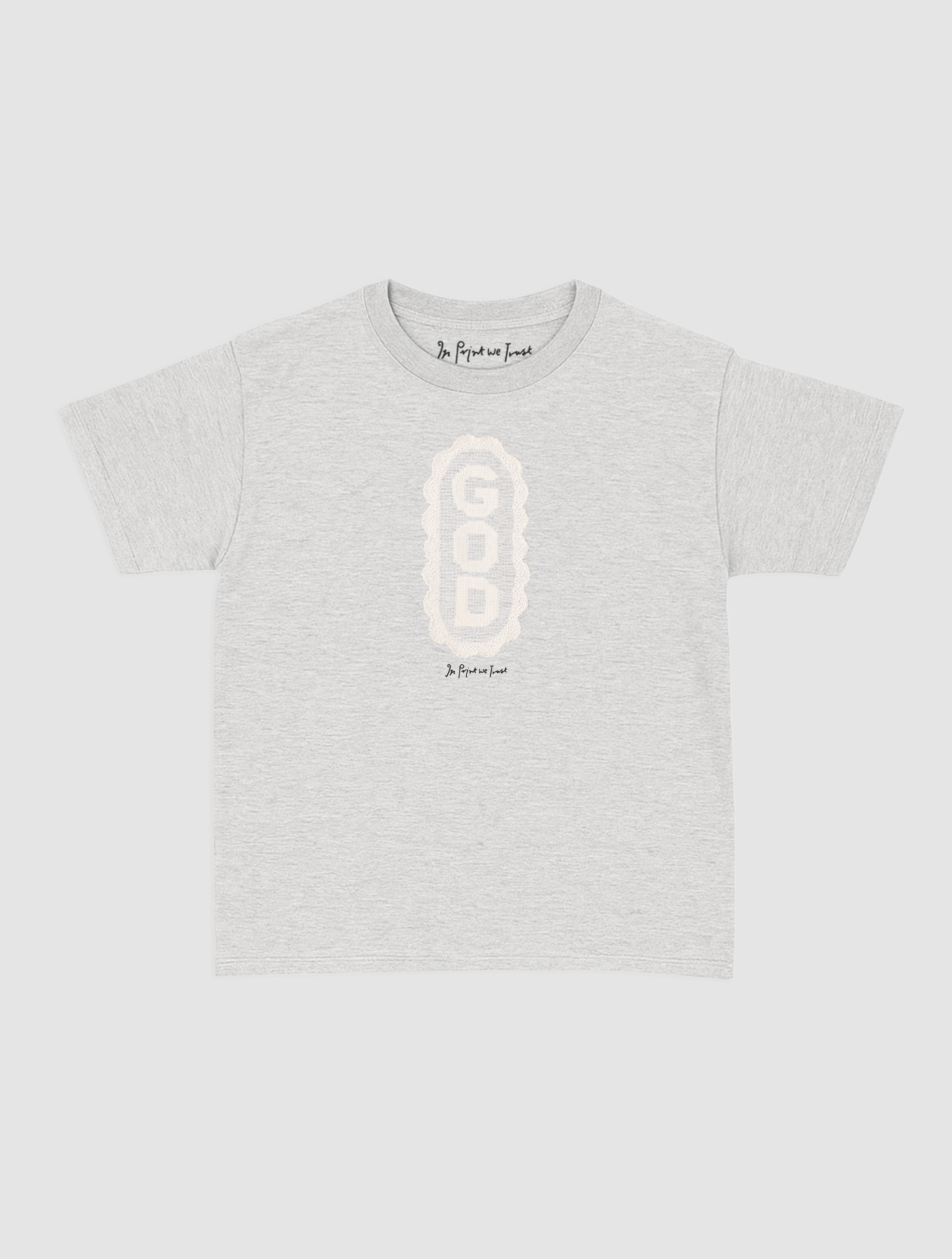 god crochet baby tee