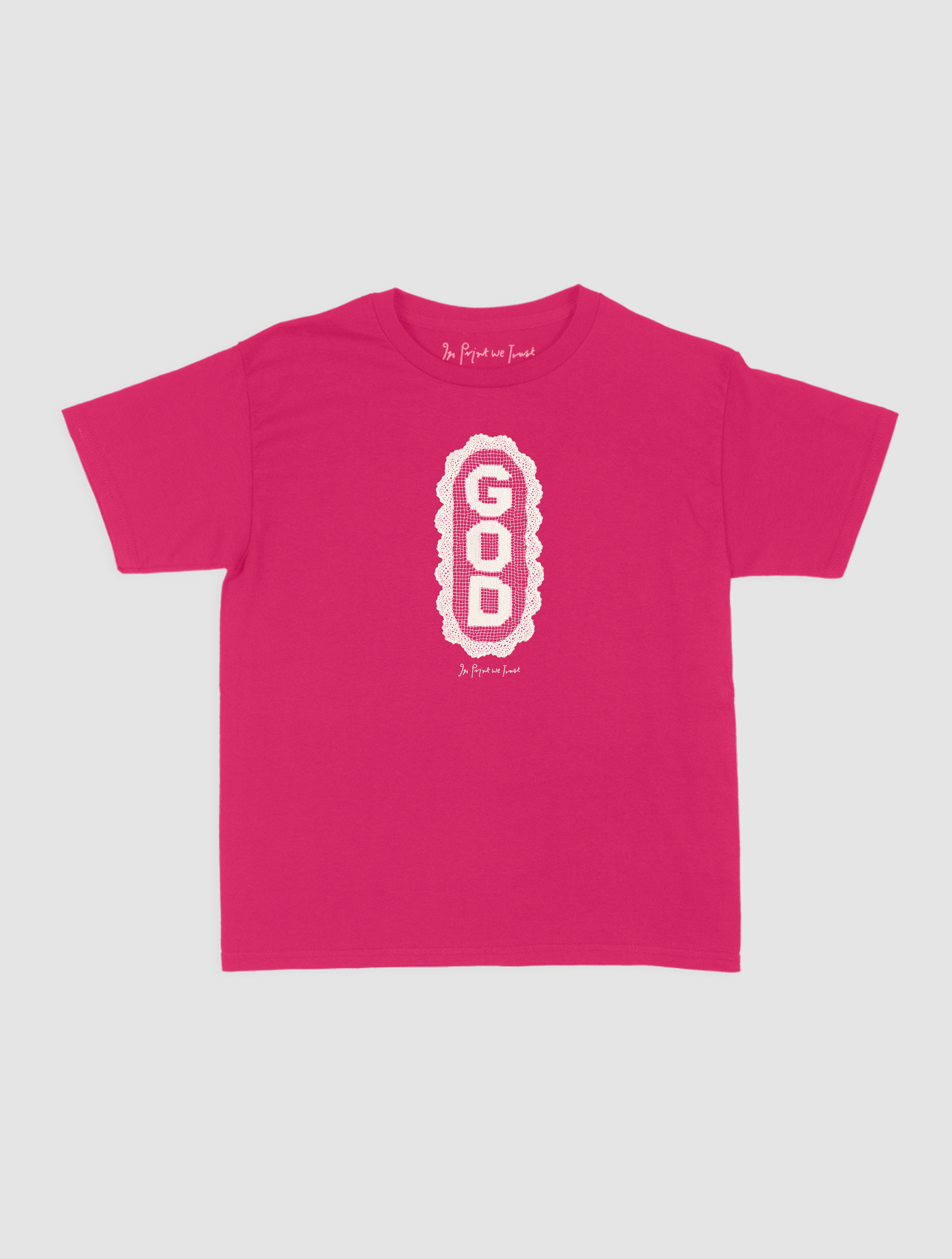 god crochet baby tee