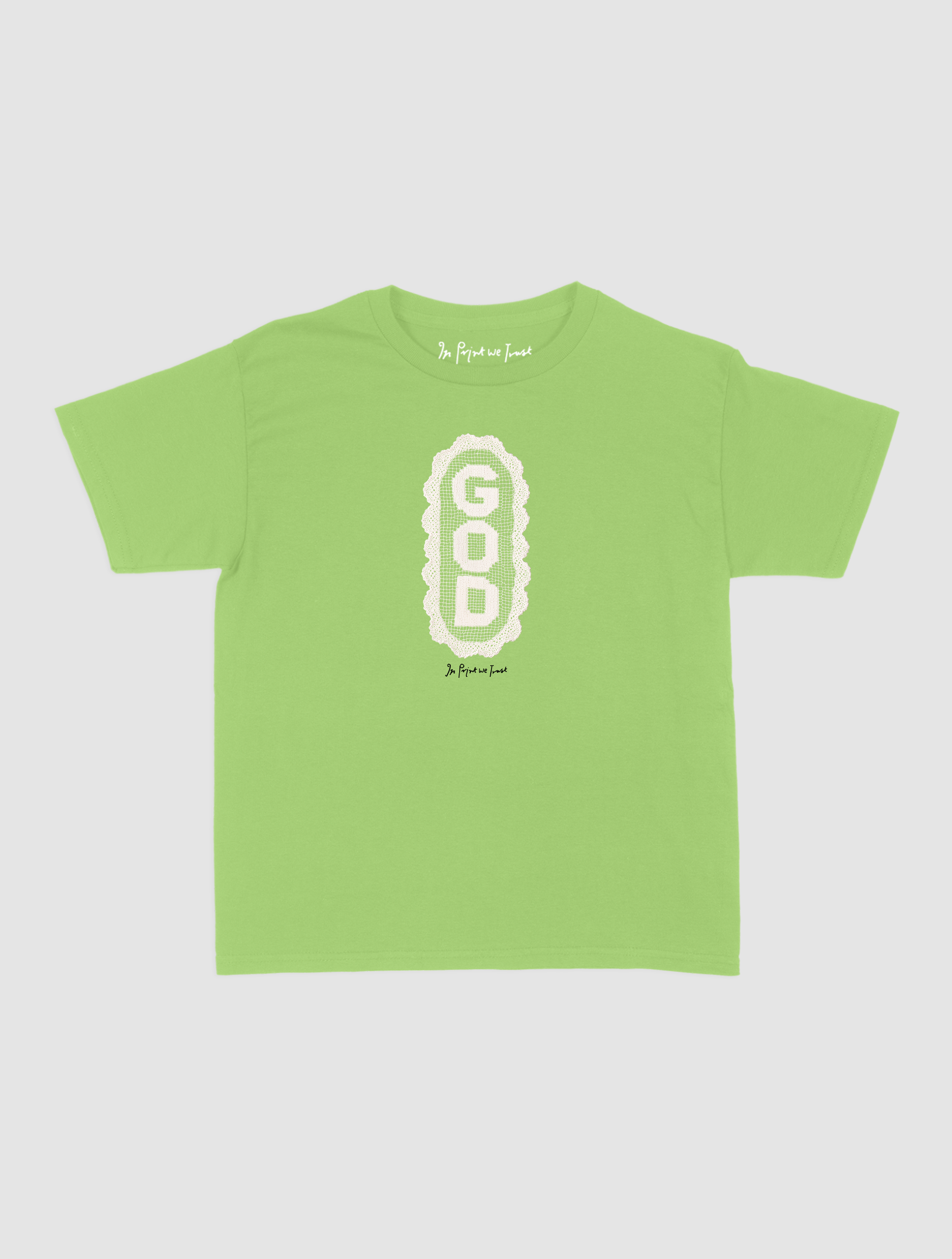 god crochet baby tee