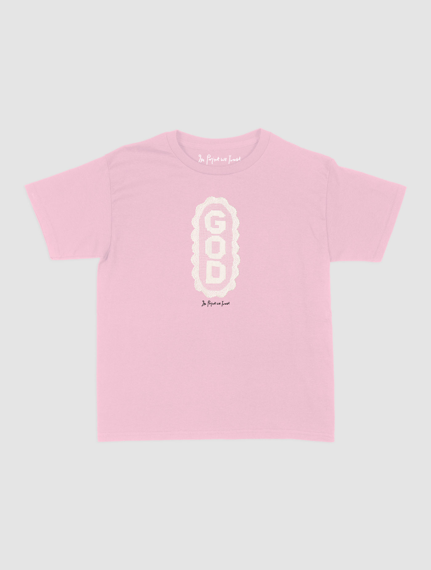 god crochet baby tee