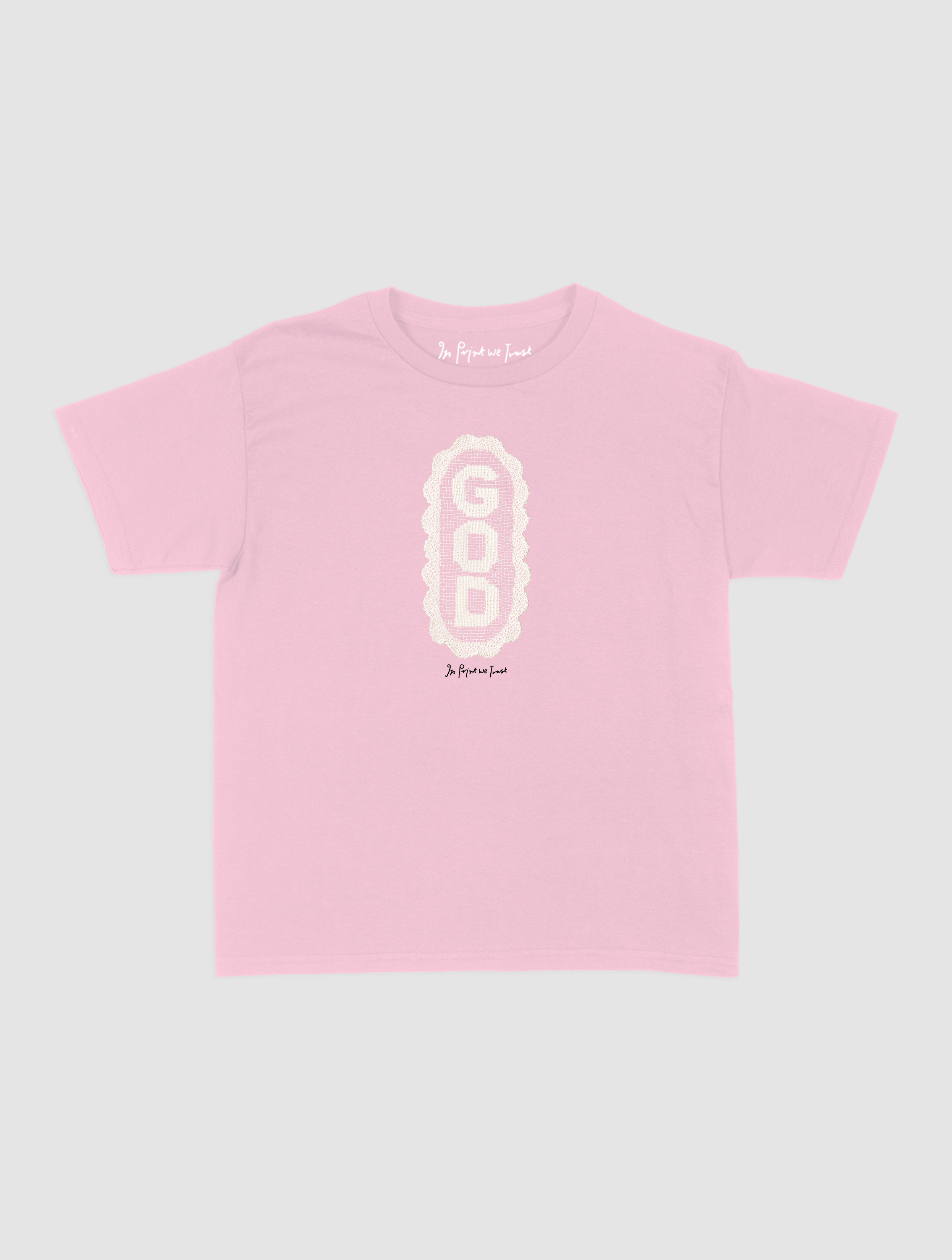 god crochet baby tee