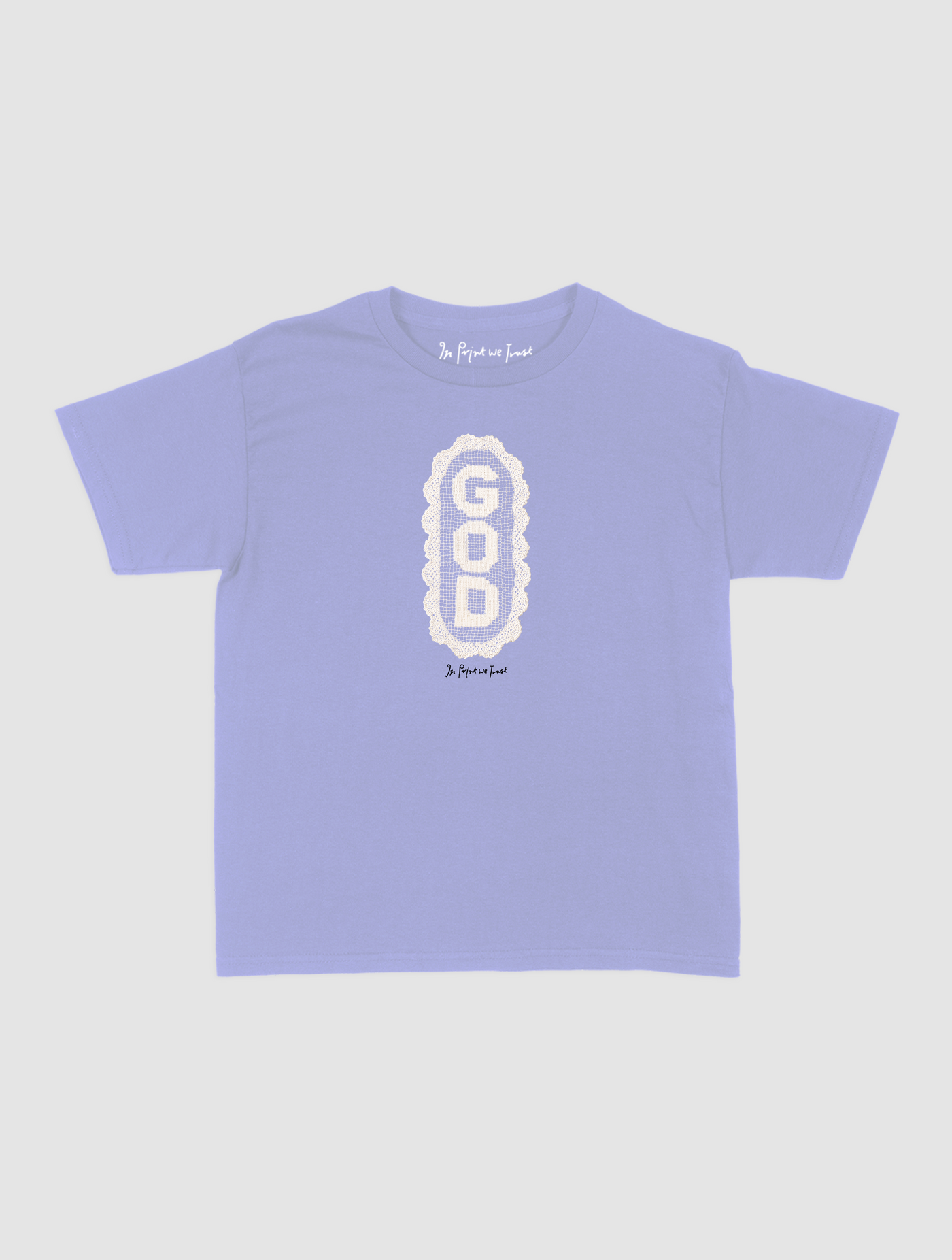 god crochet baby tee