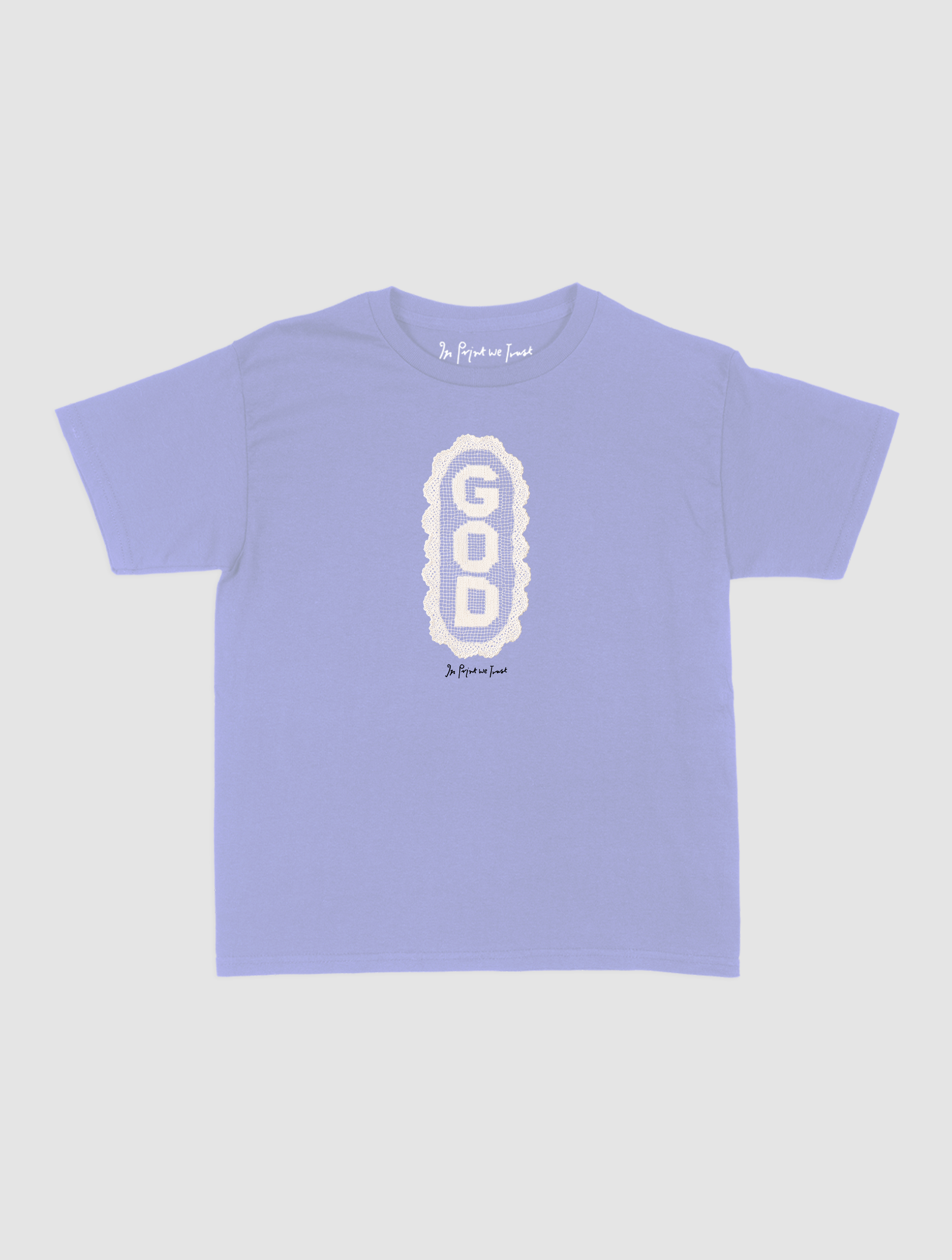 god crochet baby tee