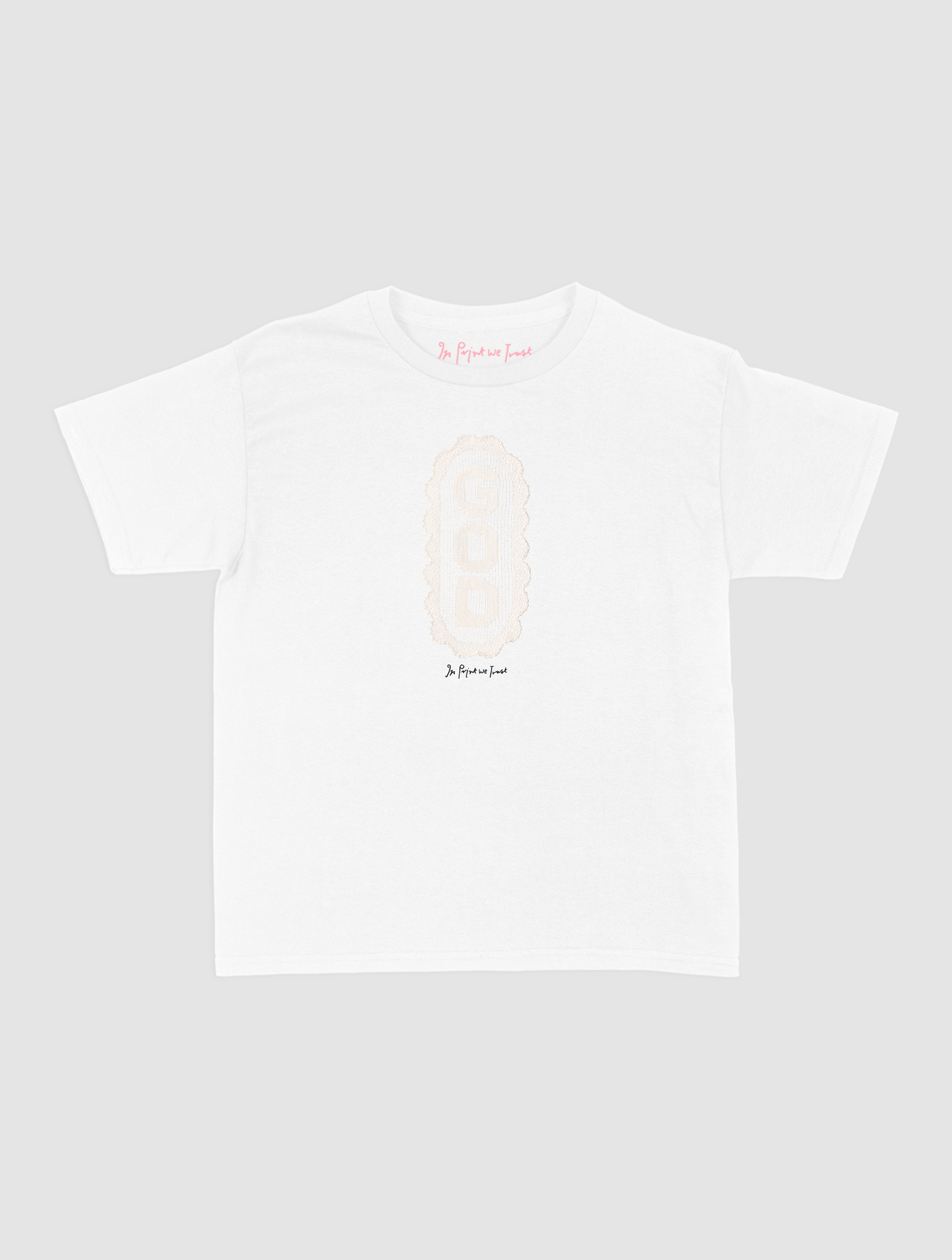 god crochet baby tee