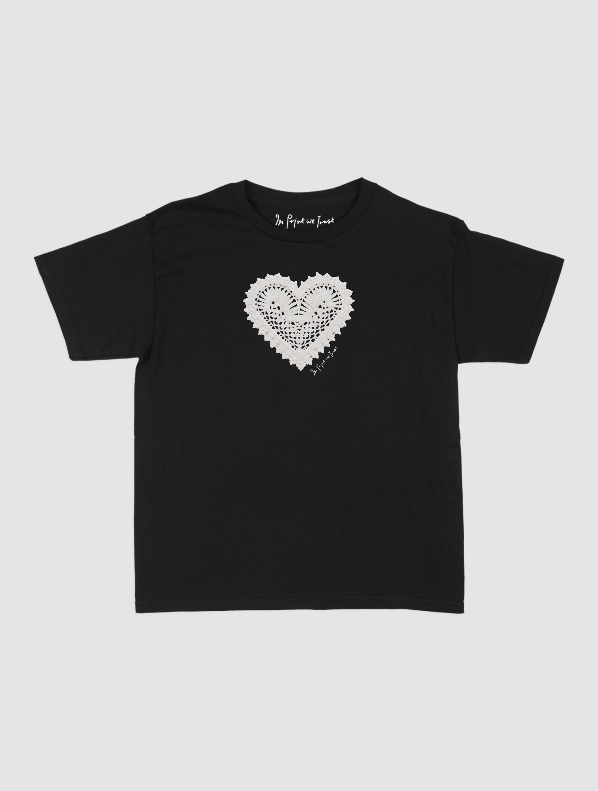 heart crochet baby tee