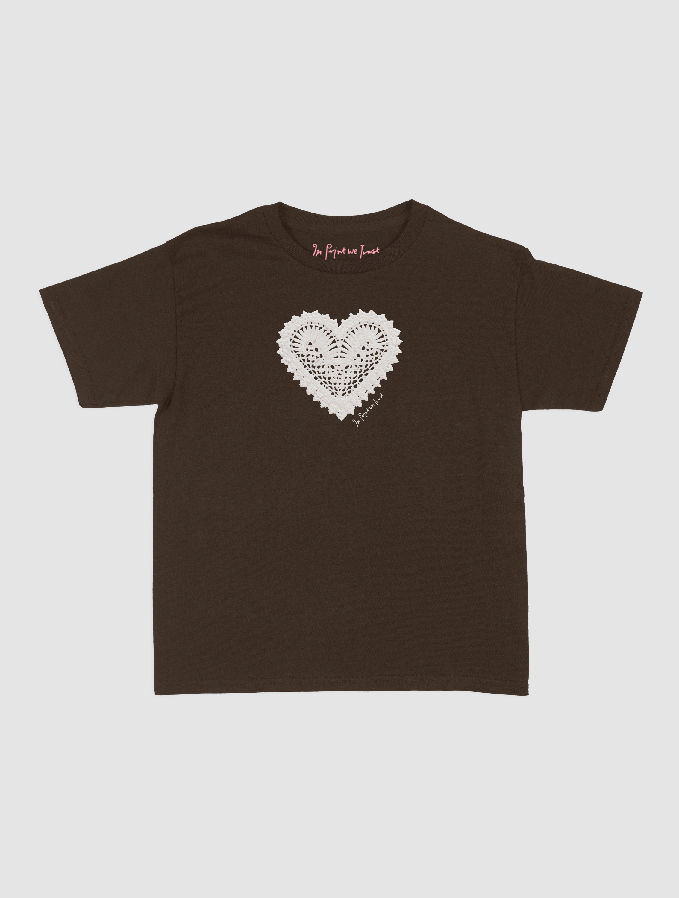 heart crochet baby tee