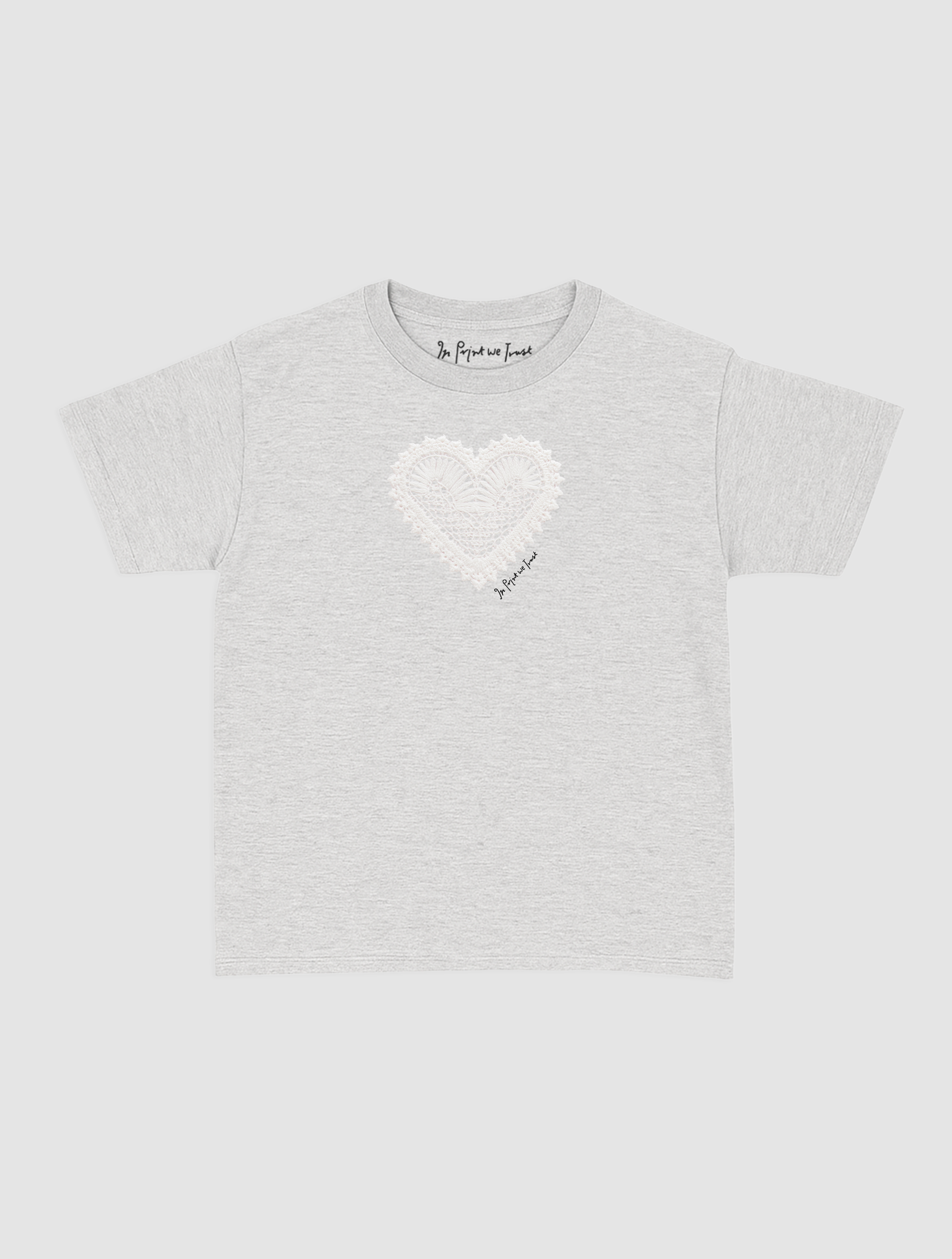 heart crochet baby tee