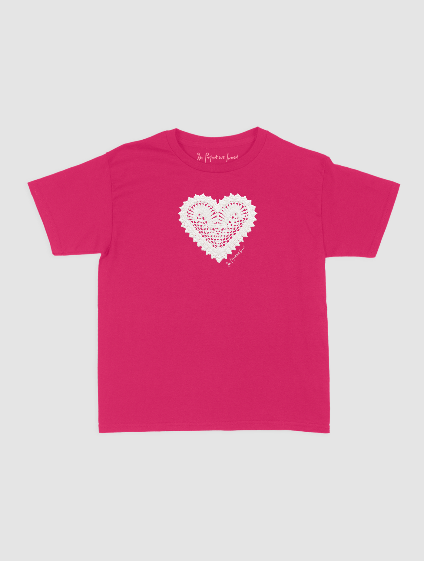 heart crochet baby tee