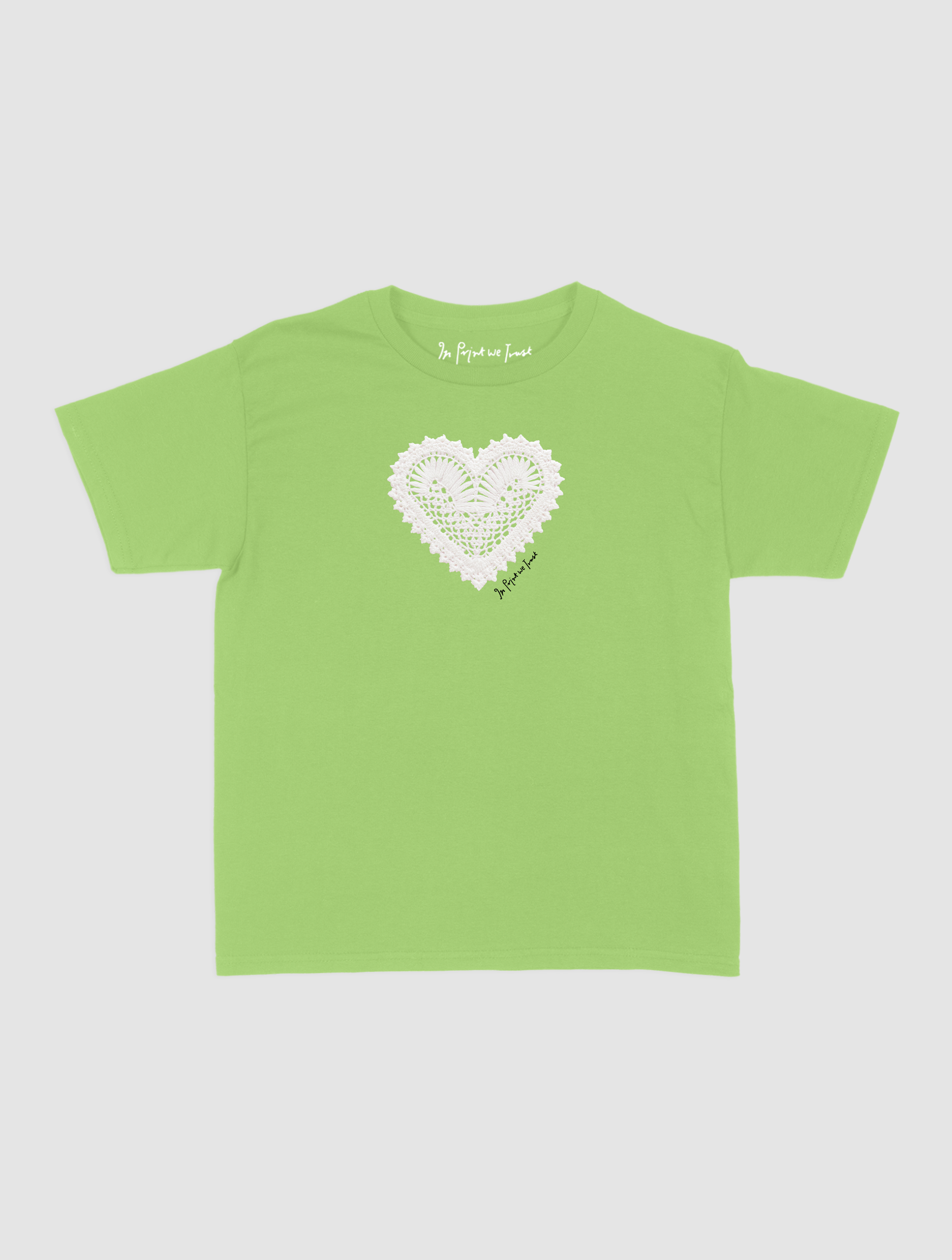 heart crochet baby tee
