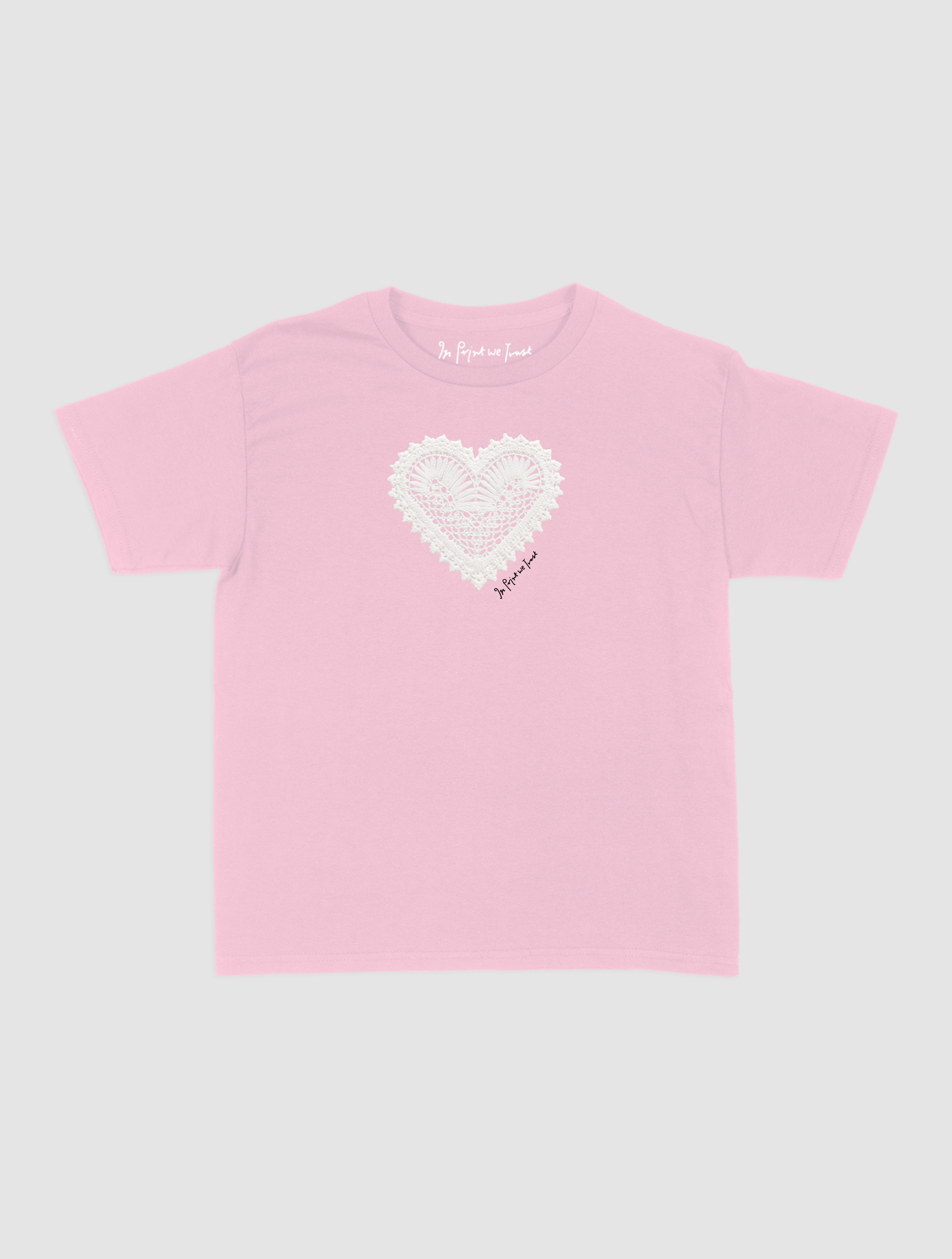 heart crochet baby tee