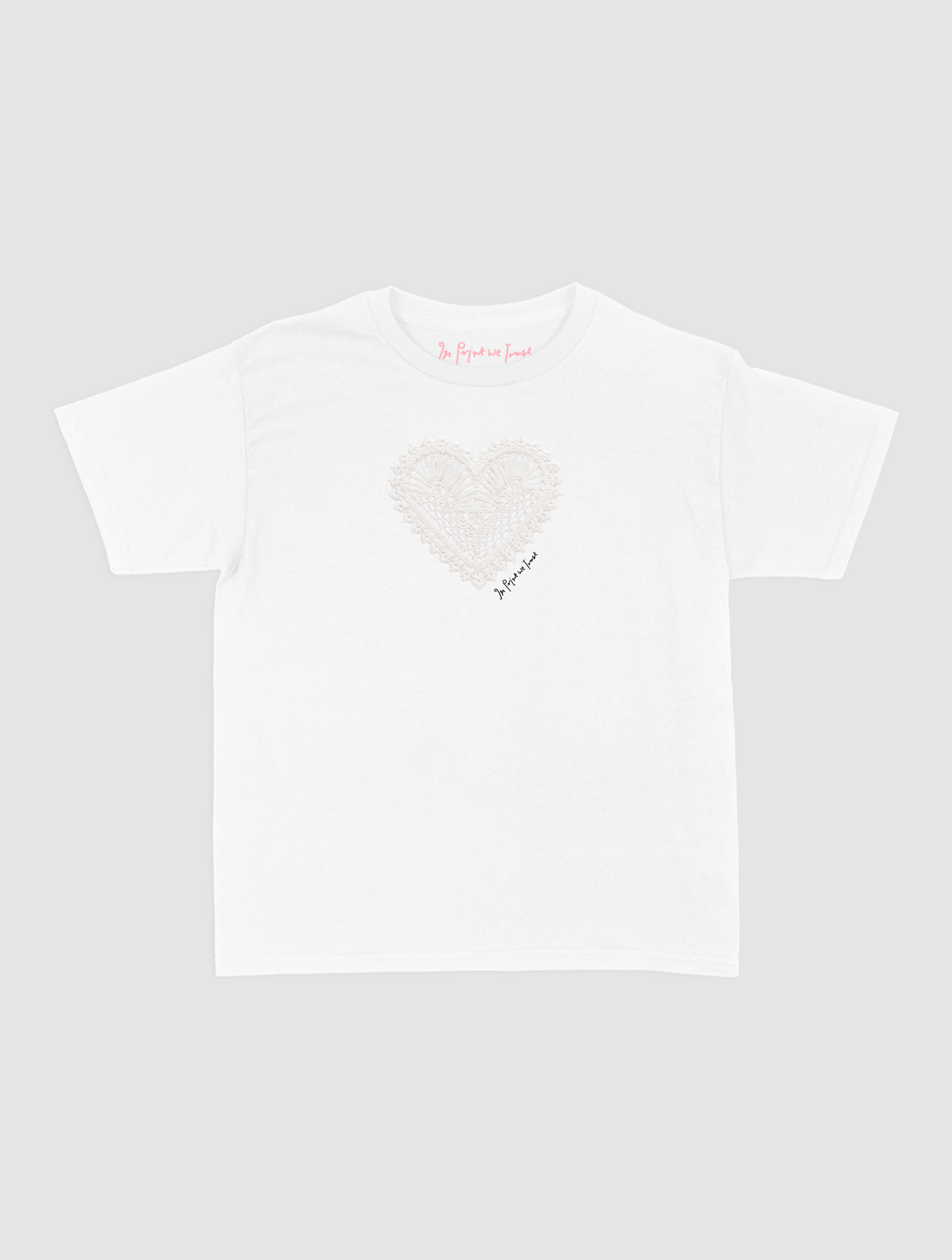heart crochet baby tee